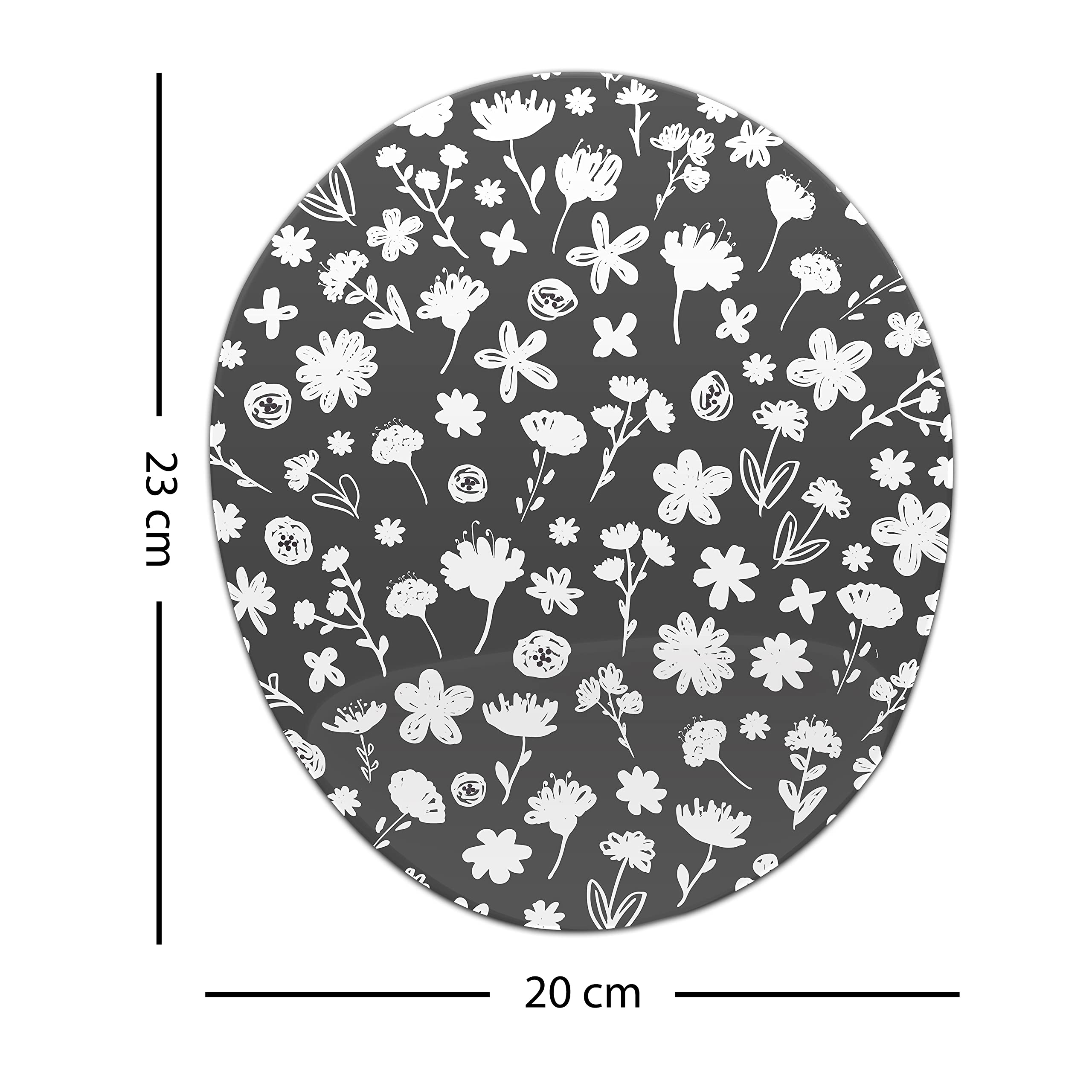 Tappetino Mouse Con Poggiapolsi Bonamaison - Ergonomico Antiscivolo