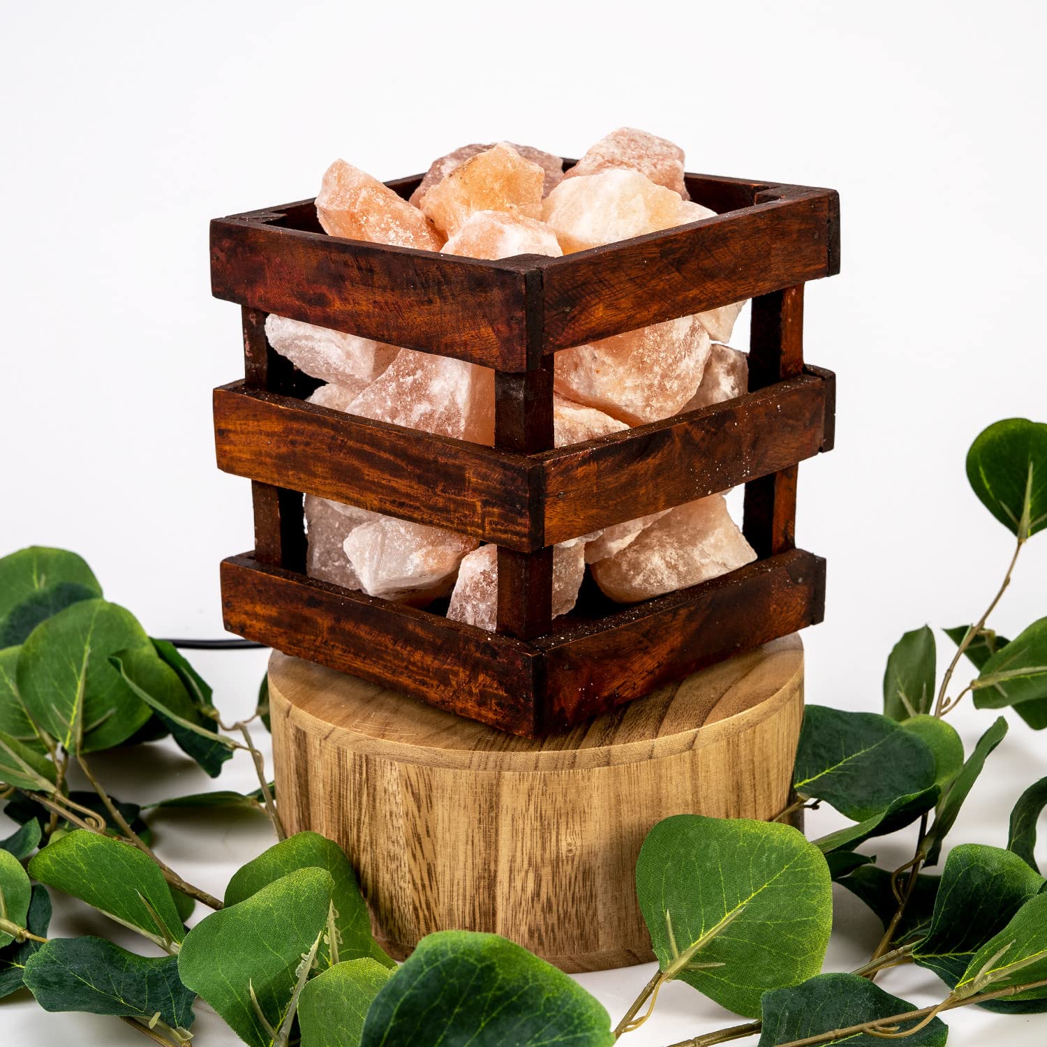 Lampada di Sale dell’Himalaya 3–5 kg dal Punjab Pakistan – Lampada di Cristallo Naturale in Pietra di Sale