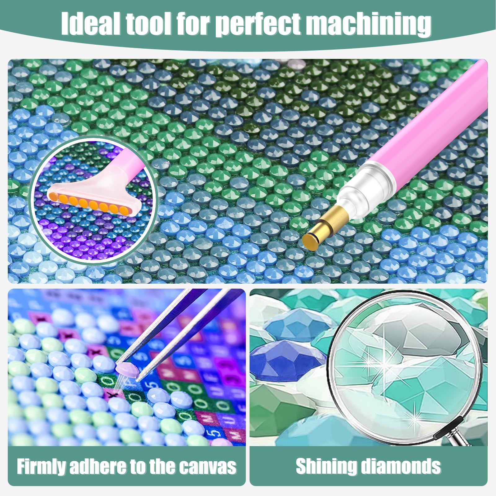 CEOVR Chats Peinture Diamant,Papillons 5D Diamant Painting Adultes Animaux,Fleurs Diamond Painting Kit Complet 30x40 Cm,DIY Strass Point De Croix Painting Pour Adulte,Décoration Intérieur