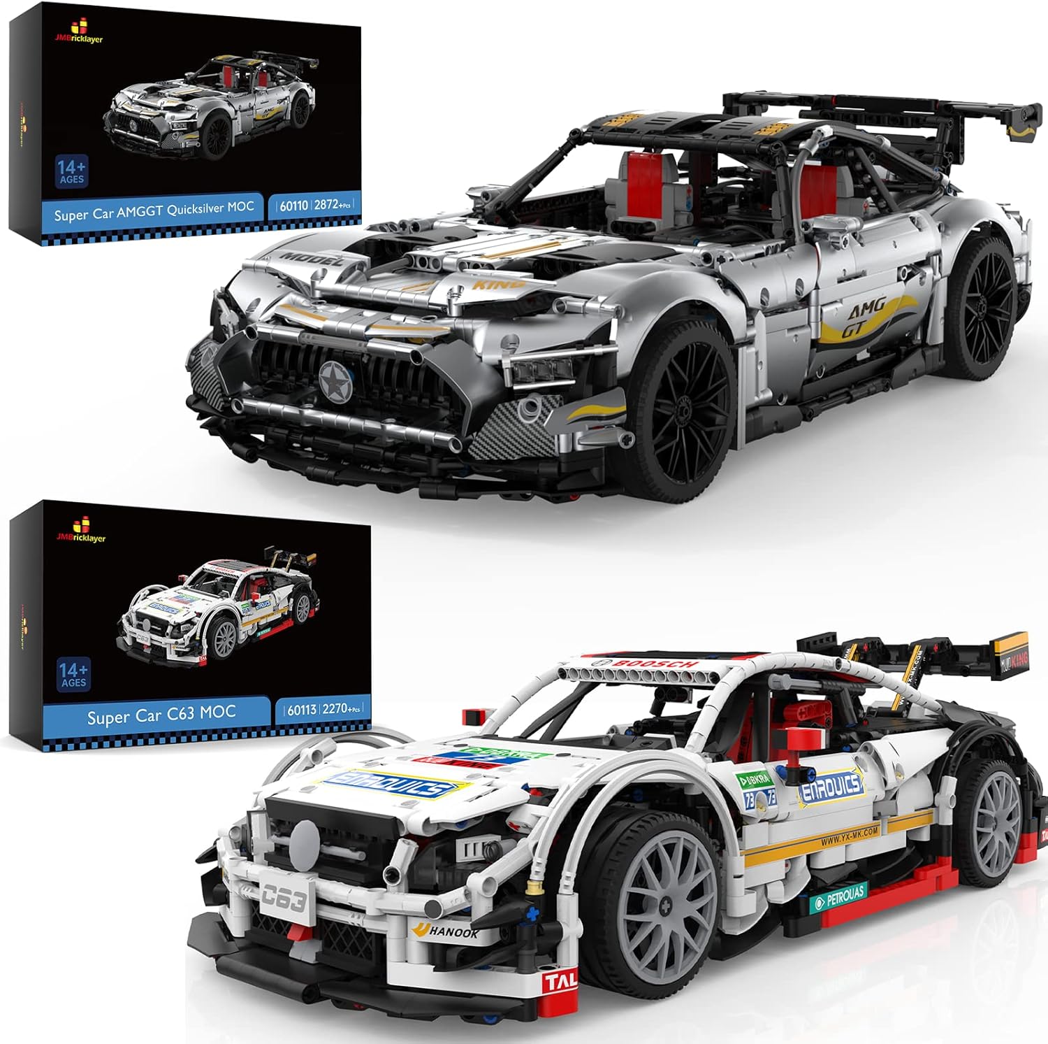 JMBricklayer Model Cars to Build for Adults, 18 MOC Super