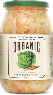 Eat Wholesome Organic Sauerkraut & Carrot, 0.90 L