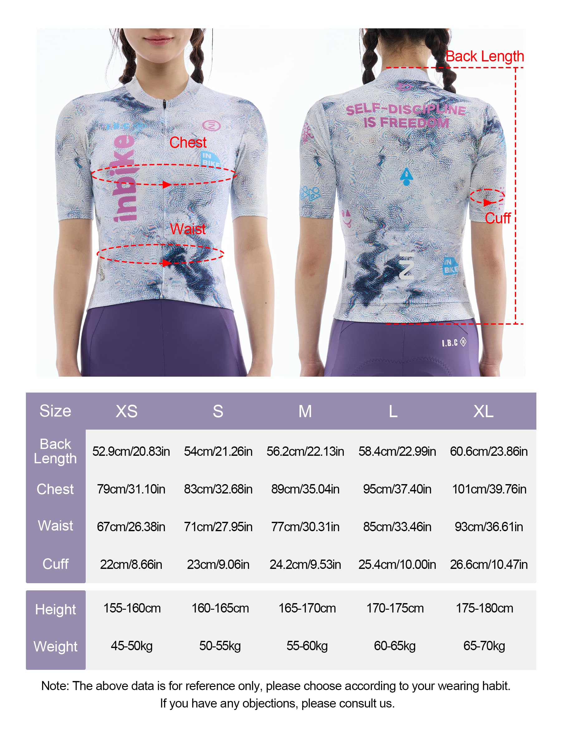 INBIKE Maillot Cyclisme Femme Ete Jersey Cycle Manches Courtes Maillot VTT avec 3 Poches humidité Wicking Respirant à séchage Extensible XX585