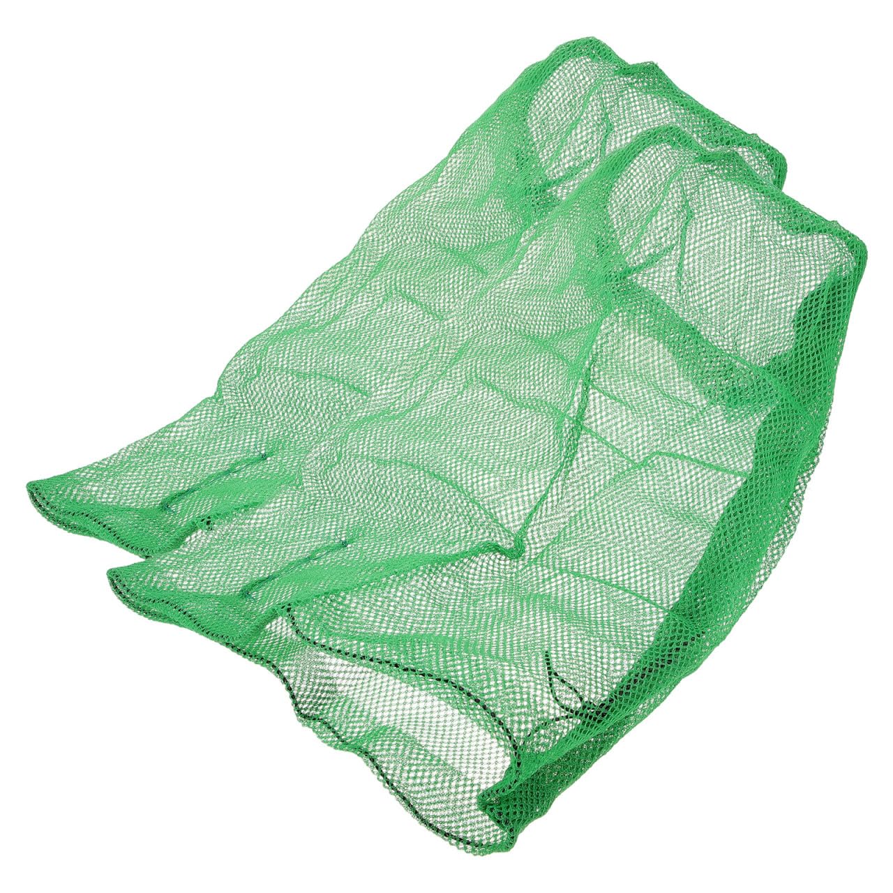 2 unidades de red de pesca portátil, plegable, red de almacenamiento de peces, red de pesca resistente al desgaste, para pesca, cordón, bolsa de pesca