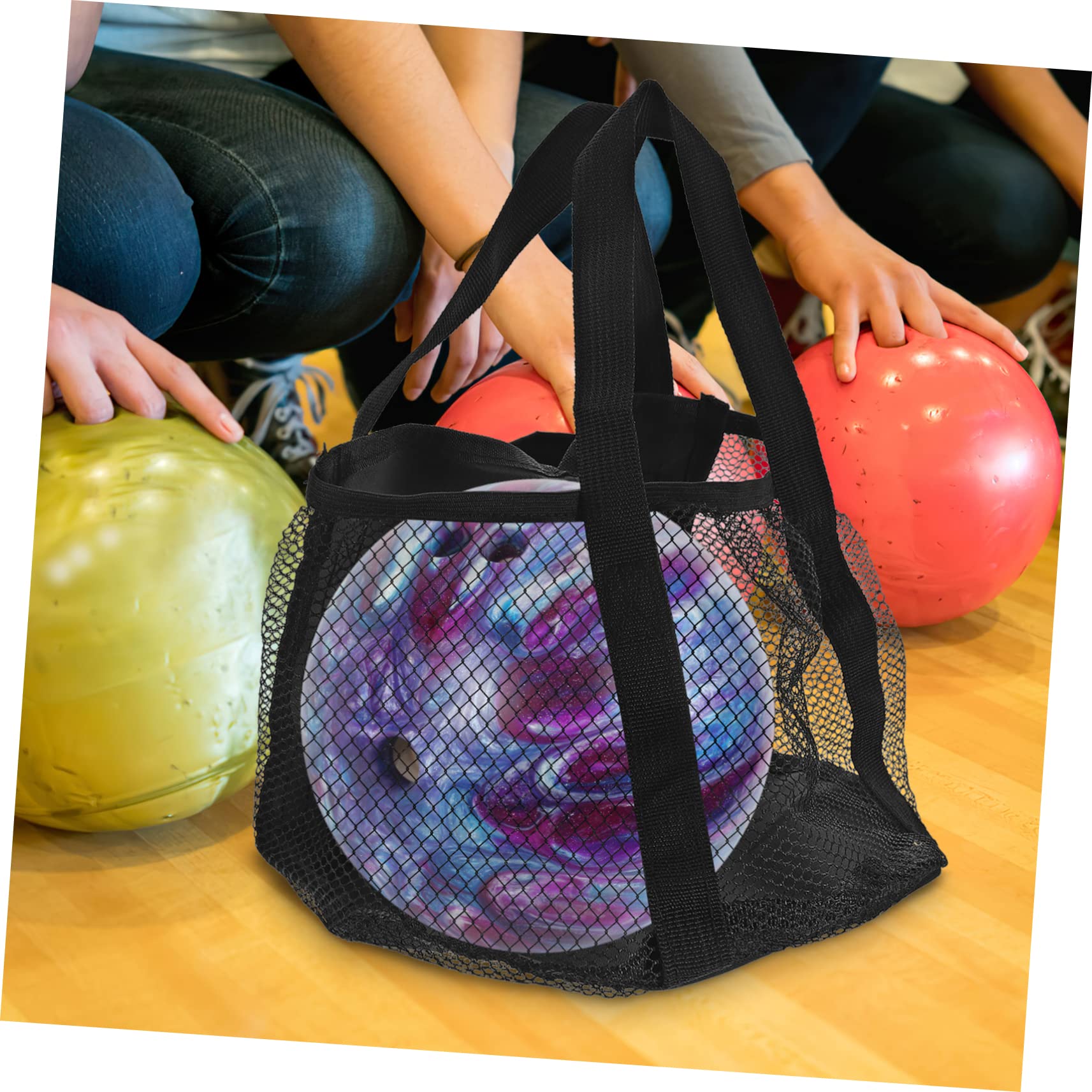 Hemobllo Bowling Portatile Oxford Multi per Palle Bowling con Manici Rinforzati per Sport e Spazio per Attrezzature