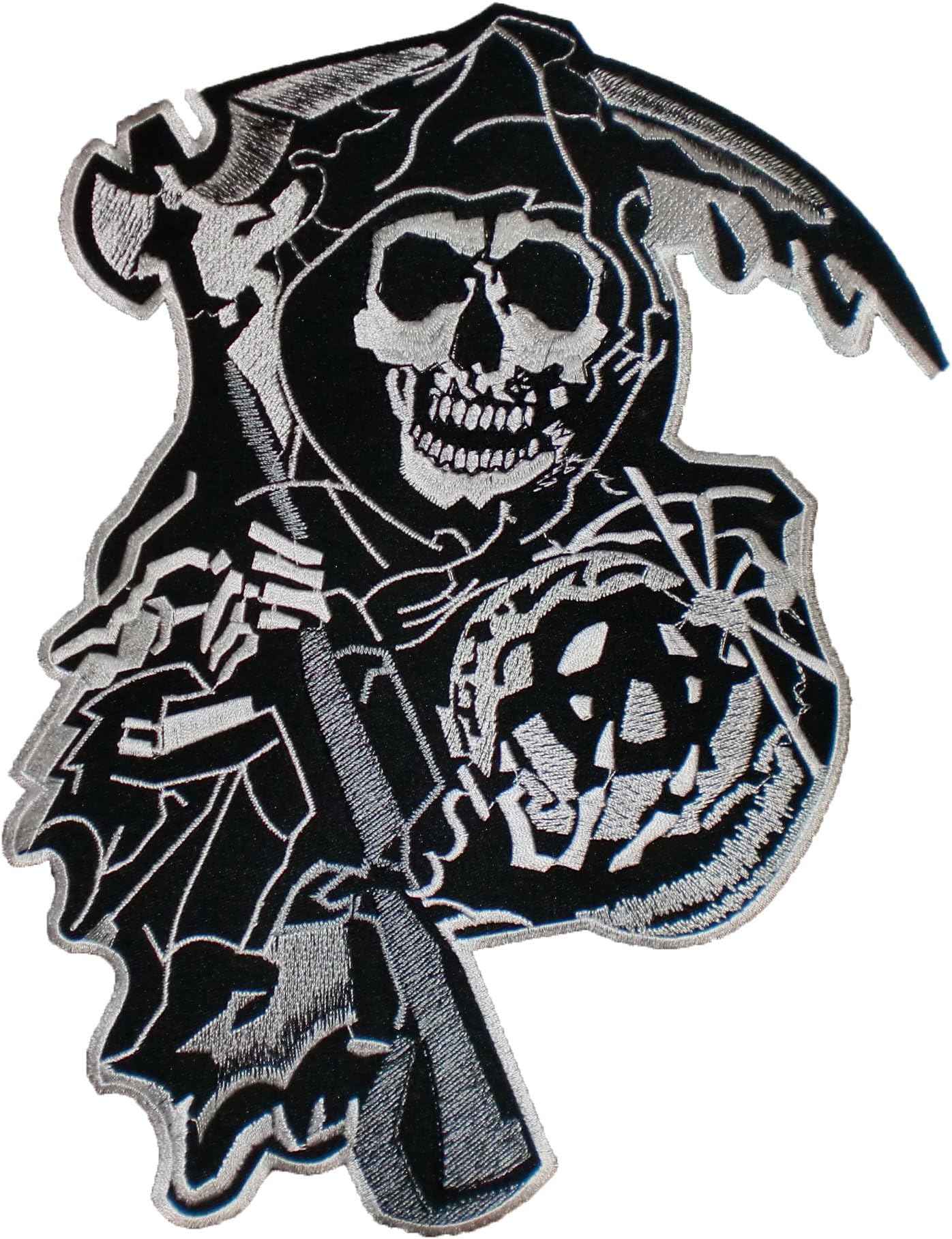 9x12" SOA Biker Iron on Vest Back Patch