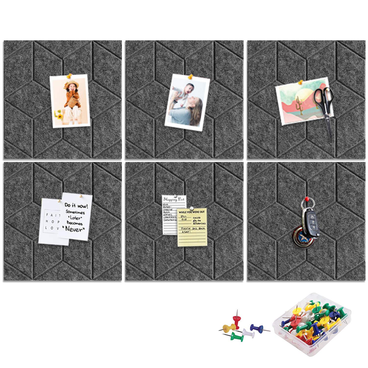 Buy Yoillione Felt Pin Board for Bedrooms Offices Home, Bulletin Boards