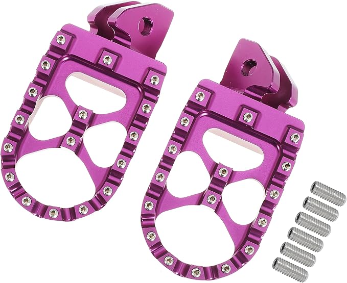 CNC Motorcycle Rearset Footrests Footpegs Pegs 6mm Aluminum Street Dirt - View #9