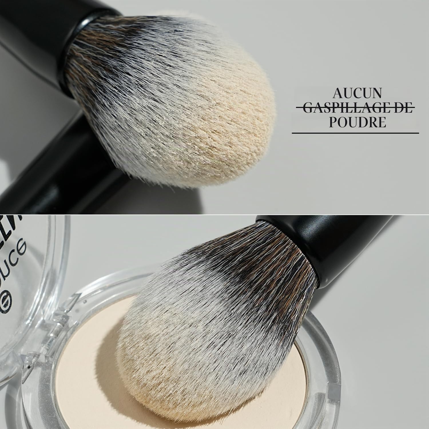 BEILI Lot de Pinceaux de Maquillage 12 Pièces, Ensemble de Pinceaux de Maquillage Professionnels, 18-en-12 avec Deux Extrémités pour Poudre, Fond de Teint, Correcteur, Sourcils, Fard à Paupières