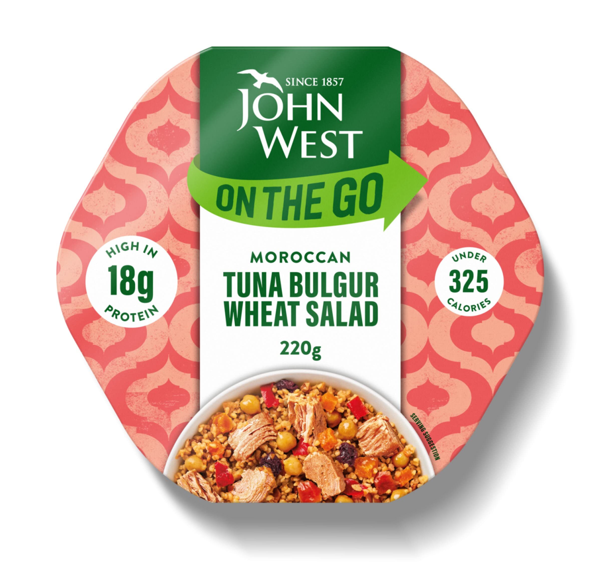 John West On The Go Moroccan Style Tuna Salad, 220g