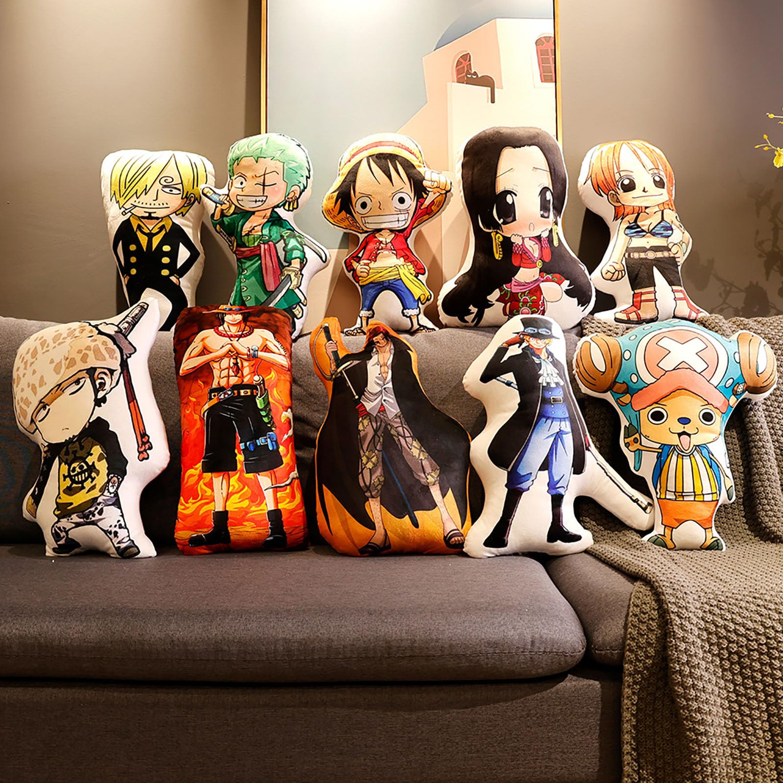 Amazon.co.jp: ワンピース 抱き枕 onepiece ぬいぐるみ 人形枕 ルフィ