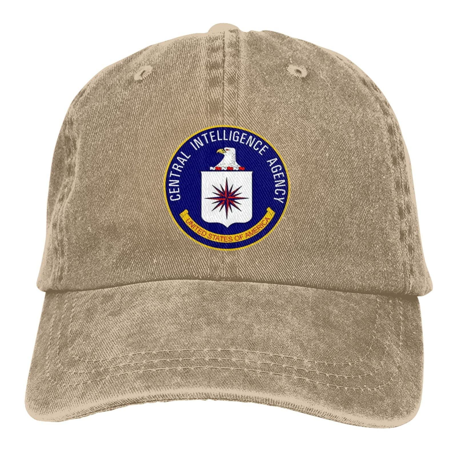 524 Sandwich Peak Cap Central-Intelligence-Agency-CIA Sun Visor Hat Adjustable Trucker Caps Personalised Trucker Caps for Gifts Sports Workout