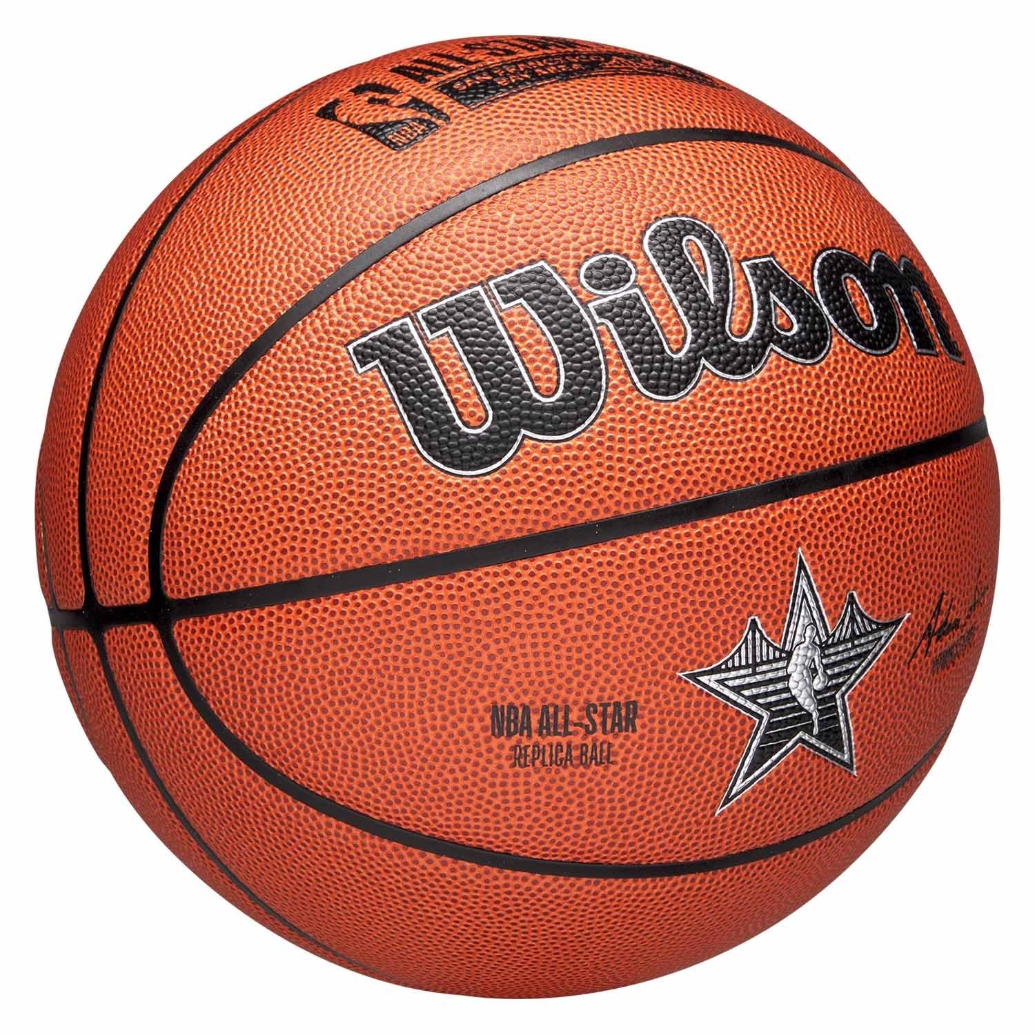 Wilson 2025 NBA All Star Replica Ball WZ2022601XB - Balones de Baloncesto Unisex, Color Naranja, 7 EU