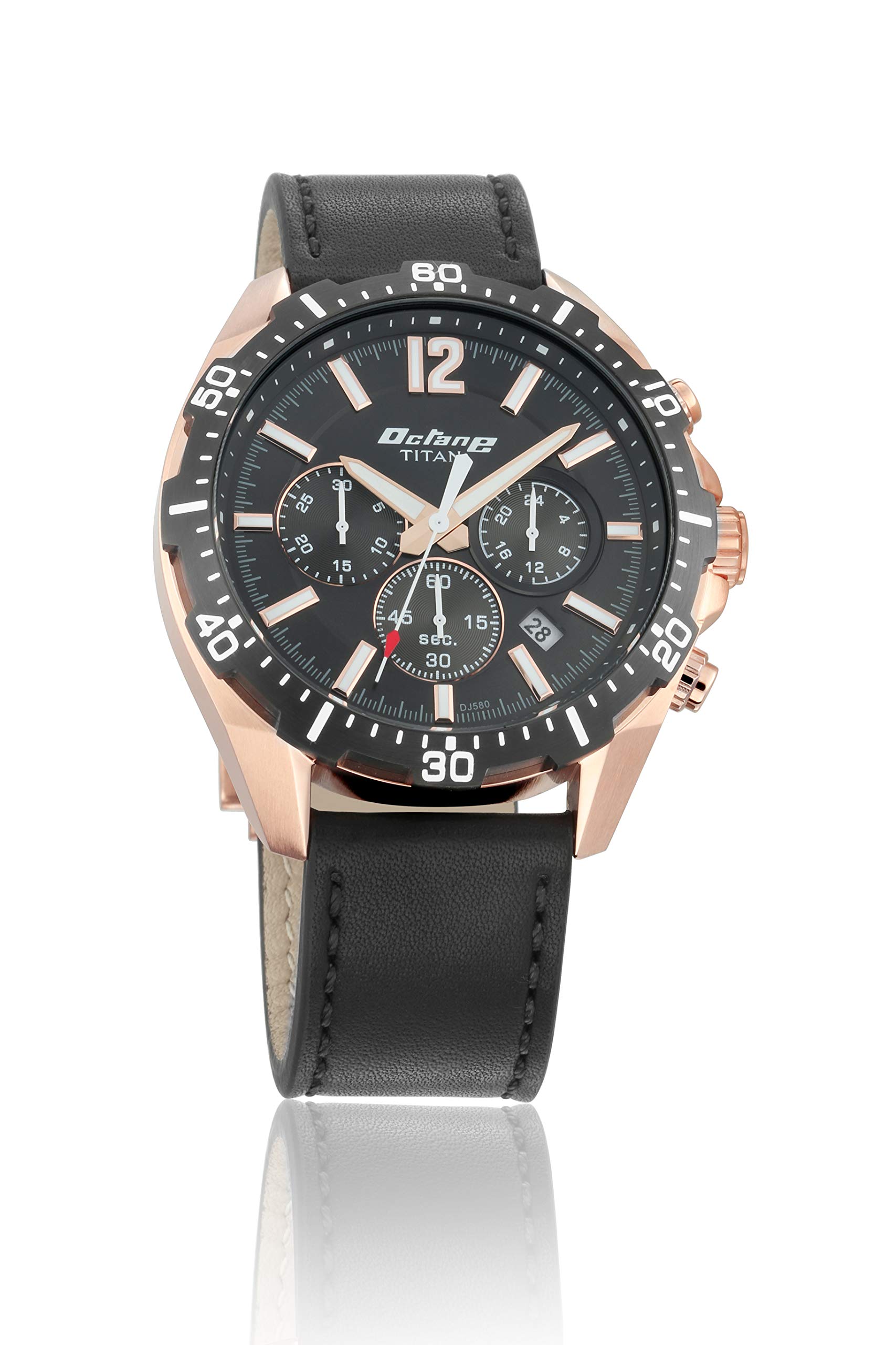 Titan Men Leather Octane Analog Black Dial Watch-Nm90108Kl02 / Nl90108Kl02/Np90108Kl02, Band Color-Black (B07PWVS3WF) Amazon Price History, Amazon Price Tracker