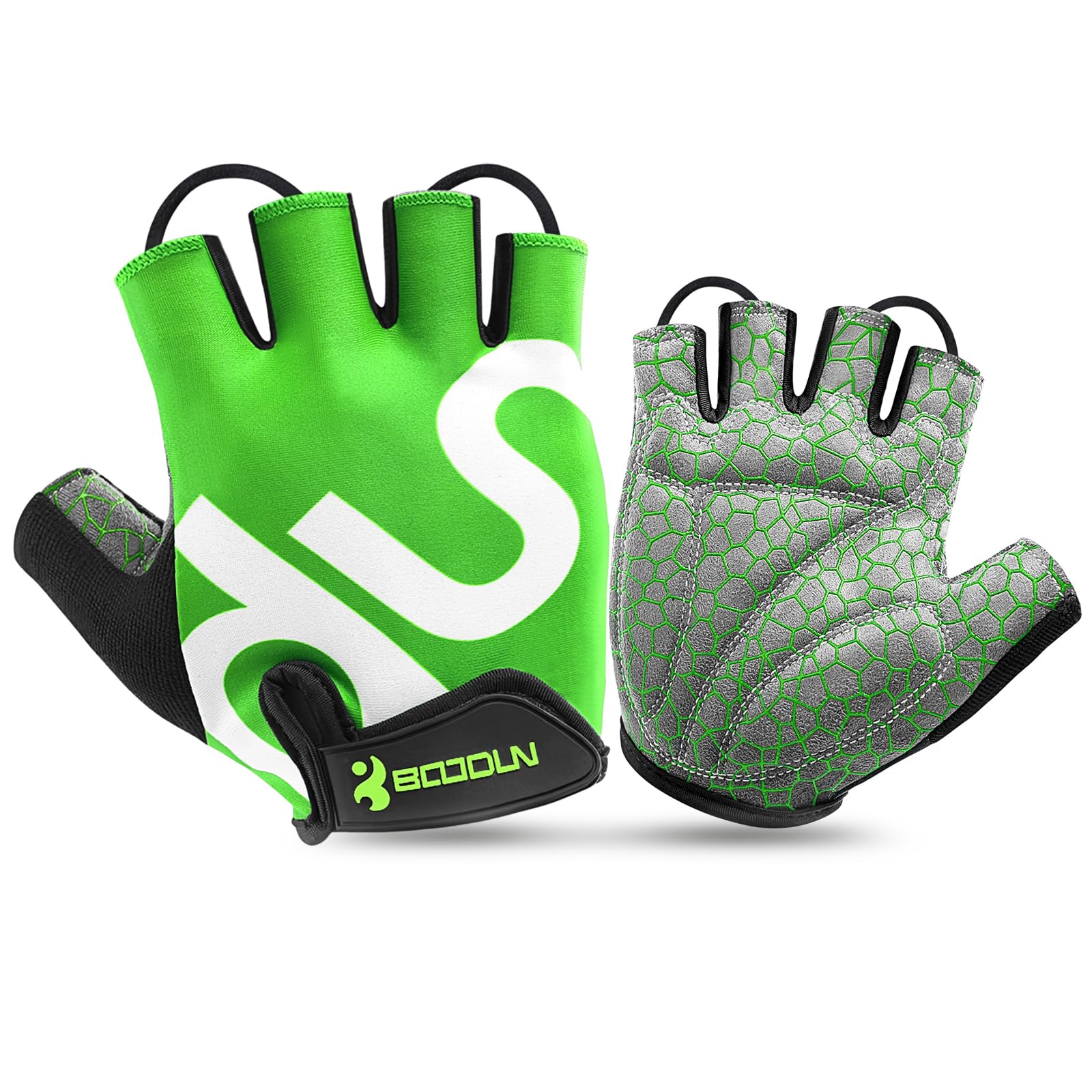 KONVINIT Fahrradhandschuhe Herren Damen Sommer - Radhandschuhe Halbfinger Fahrrad Handschuhe Freizeit für Mountainbike,Rennrad,Downhill,Pendler,Radler,Kajak,Roller,Segel,Ruder