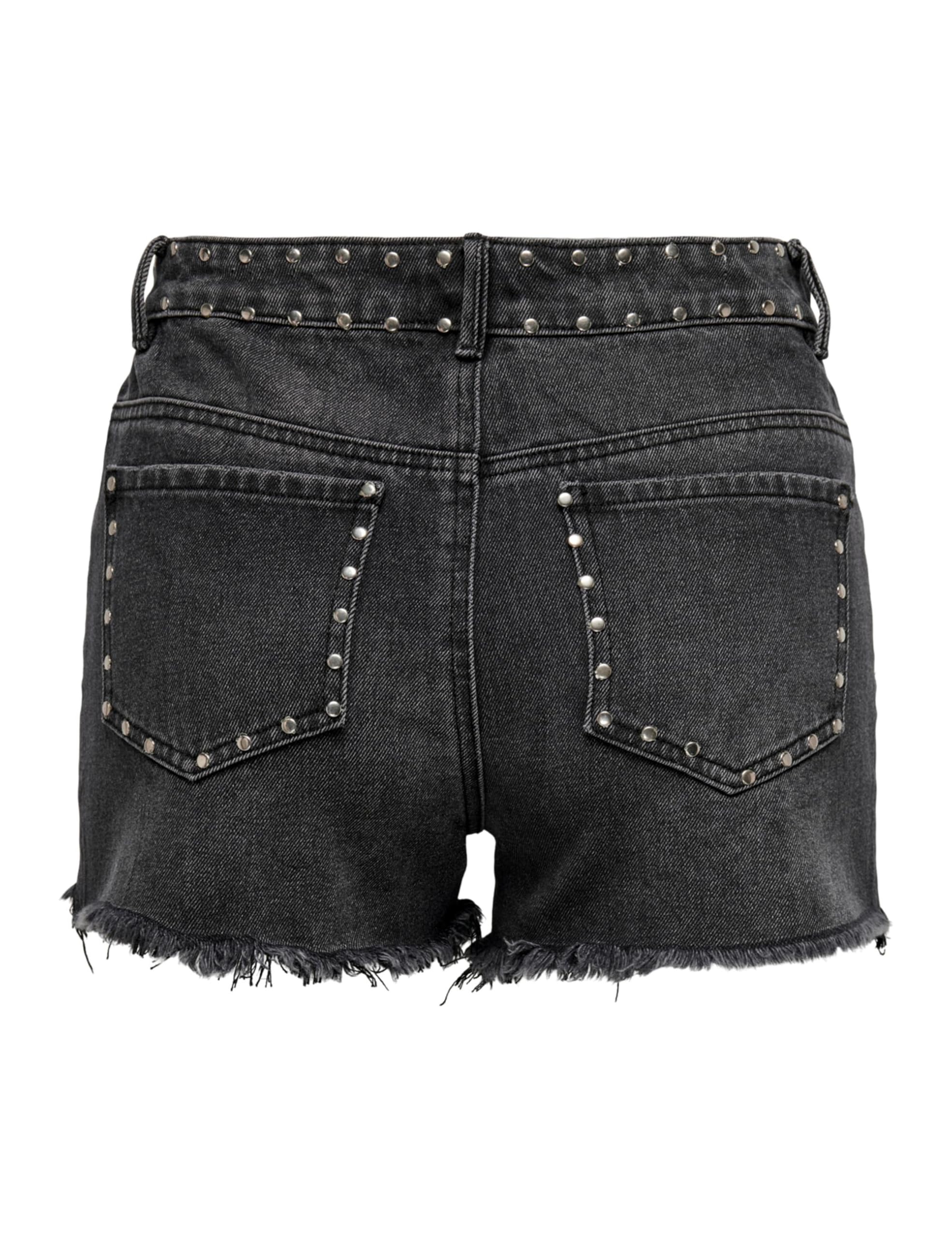 Only Onlpacy HW Borchiate DNM Shorts Bj Pantaloncini Donna