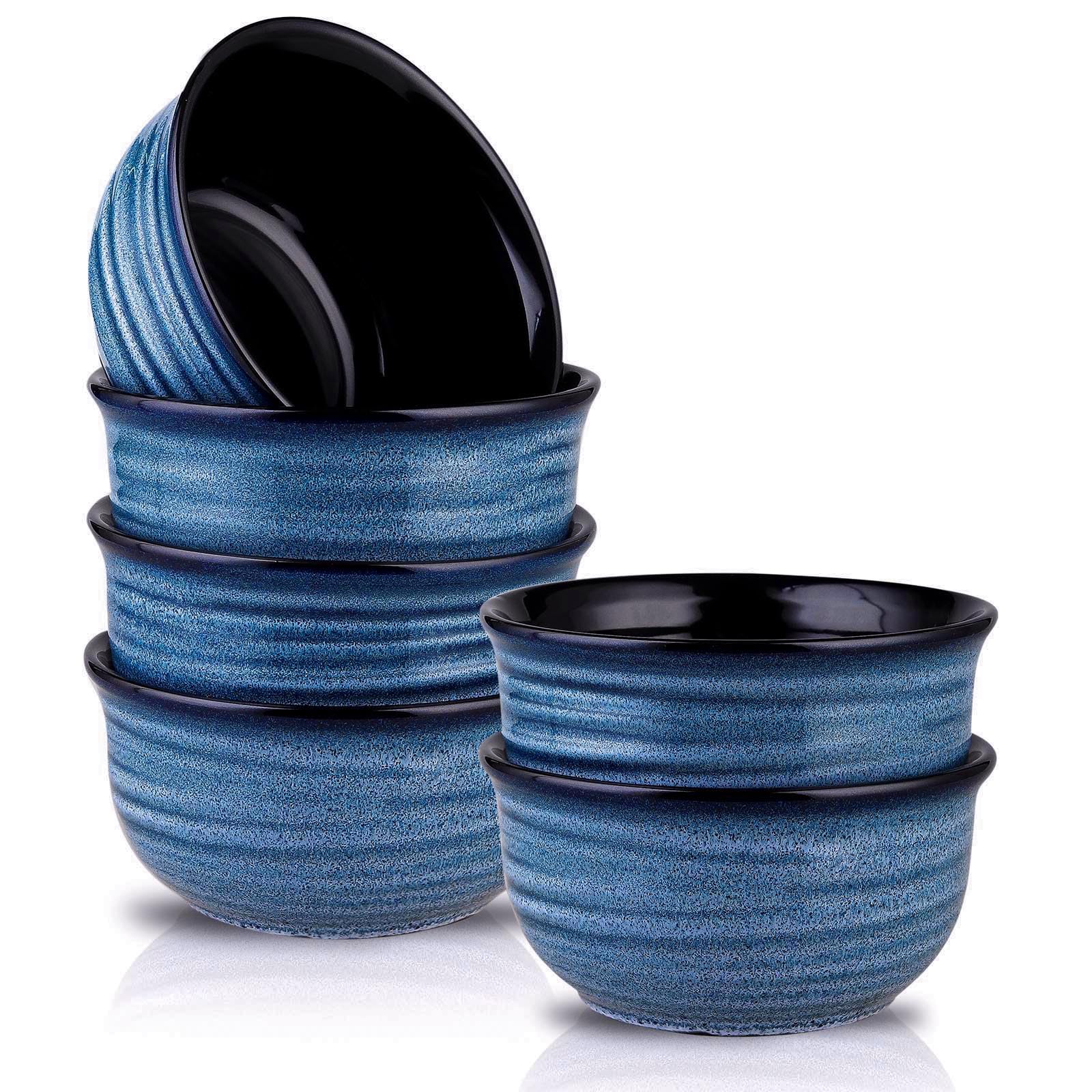 Hasense Blue Ceramic Bowls