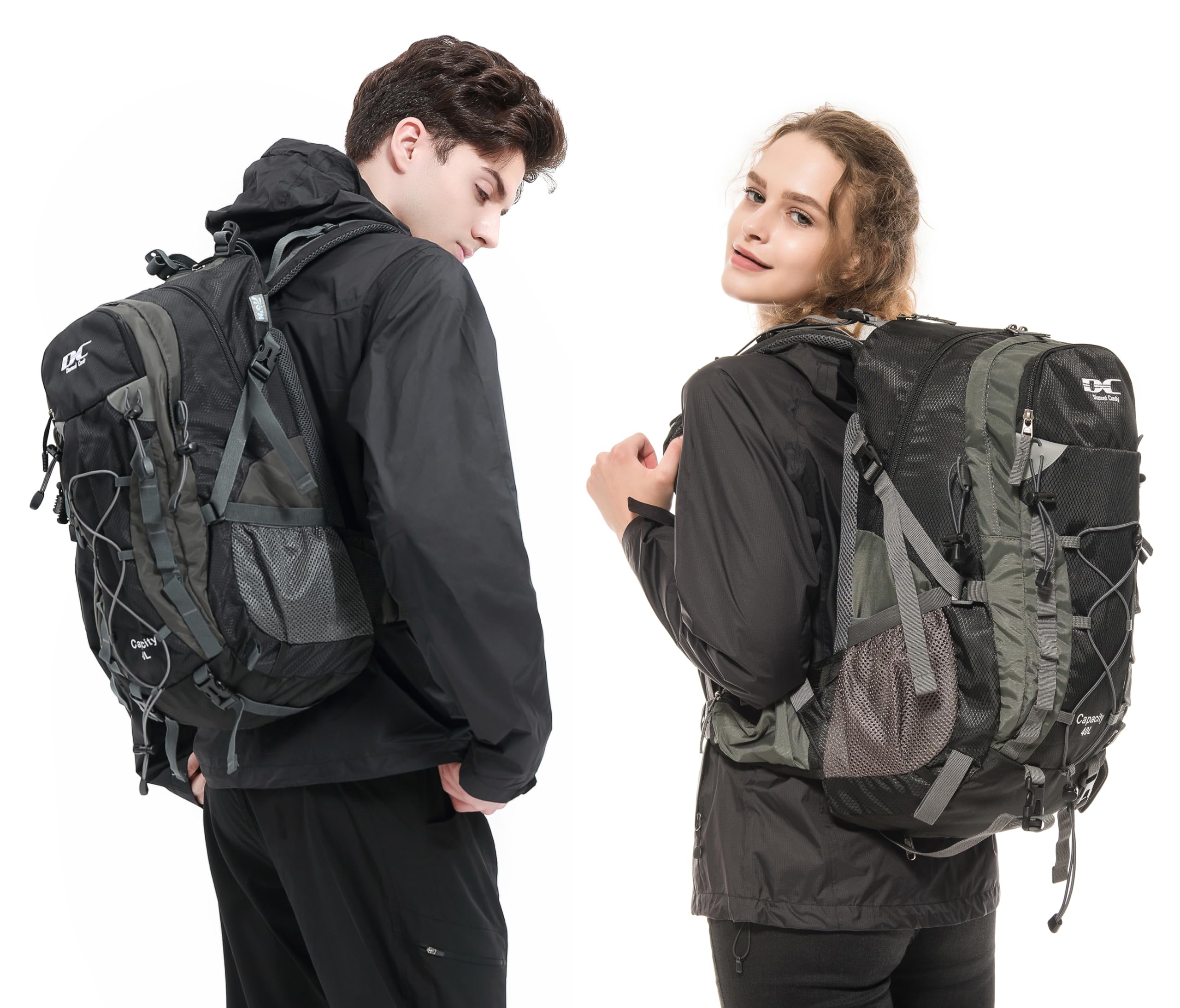Mochila Senderismo 40 litros Mochila Viaje Mochila Hombre Mujer para Trekking Montaña Camping Mochila Impermeable con Funda impermeable