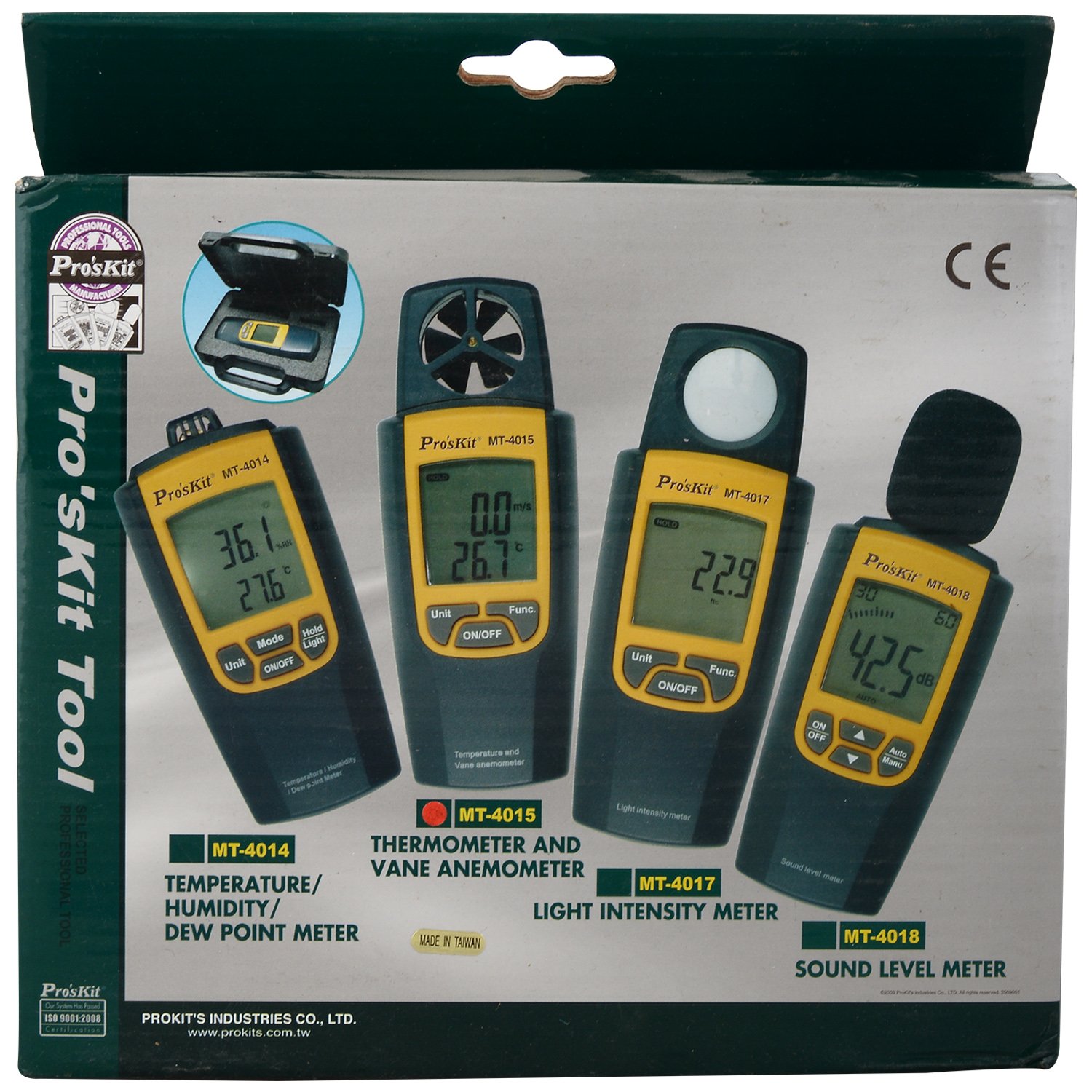 Proskit MT-4015 Thermometer and Vane Anemometer (Pack of 1)-image-7