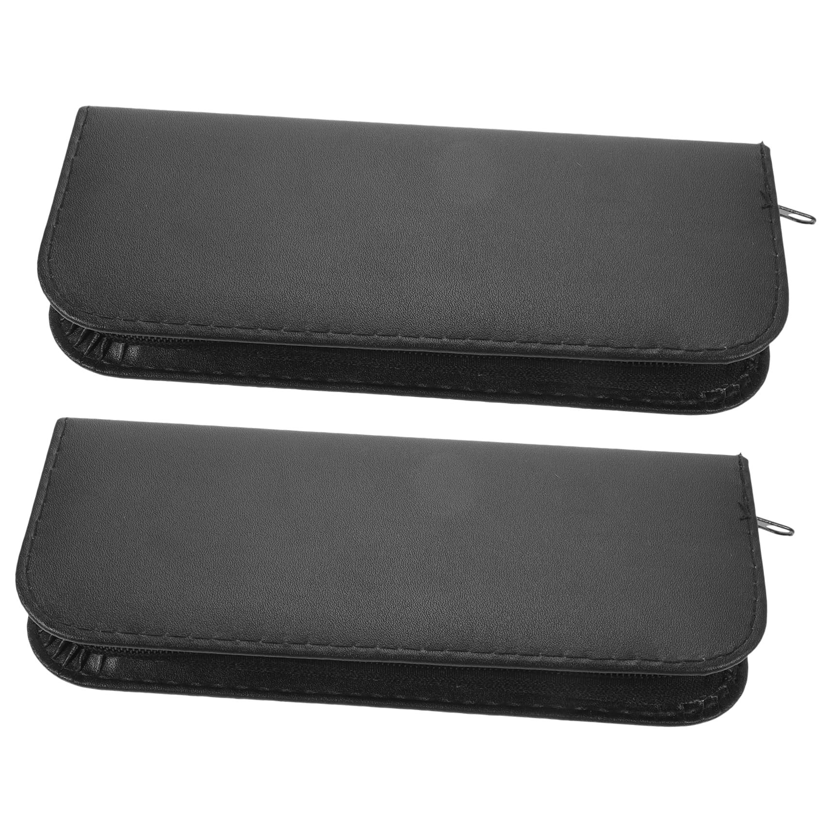 NOLITOY Scissor Cutting Shears Storage Case for Hairdressers 2pcs Barber Scissors Holder Cases Sturdy and Shockproof Leather Bag