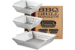 (Set of 3) Weber Vegetable Grilling Basket