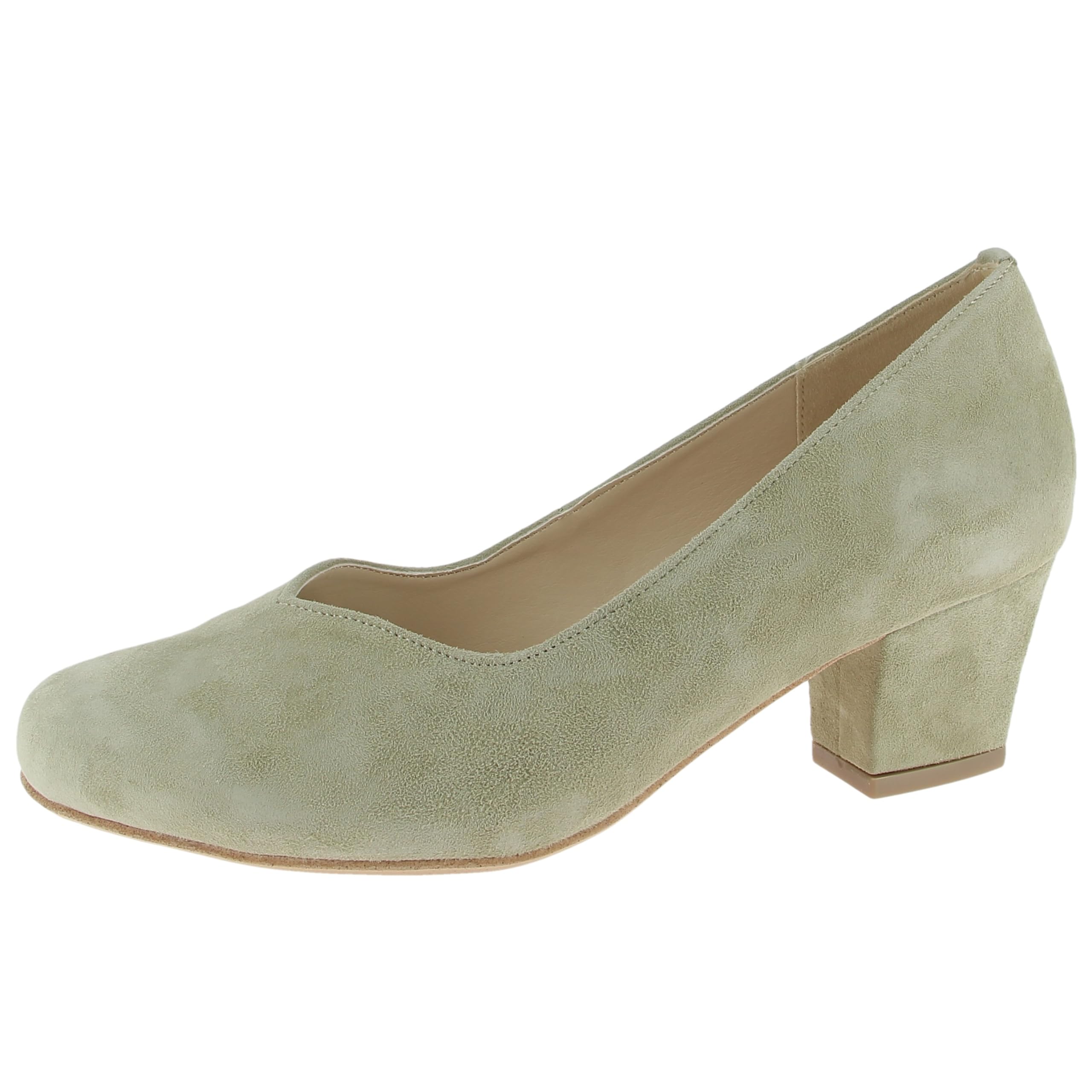 Hirschkogel Damen Pumps, Closed-Toe Pumps, pastellgrün,