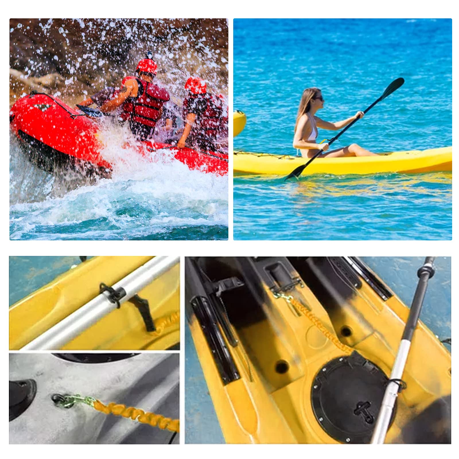 Guinzaglio Da Surf E SUP - Leash Arrotolabile Per Tavola E Pagaia, Con Cinturino Regolabile - Foto 14