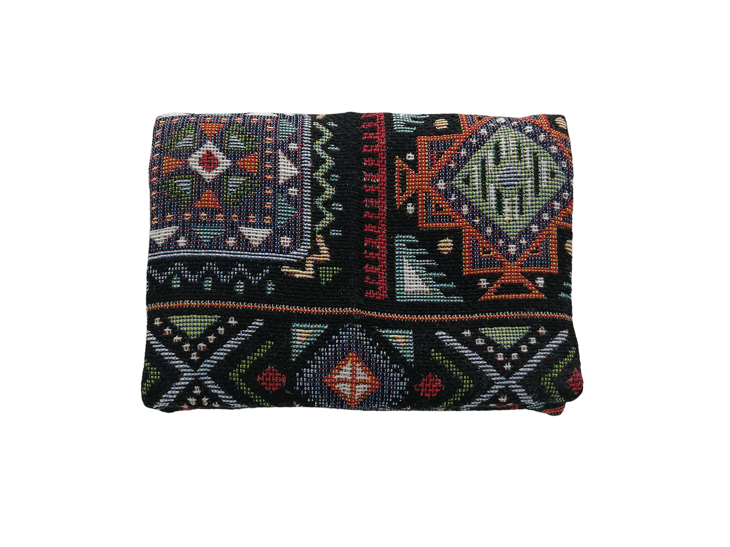 Plan B, Portemonnee, Compact Purse Model 02, Afmeting 15 x 9 cm, met 5 Kaartsleuven, Beige met Patroon, Dames, One Size, Stof (Cactus