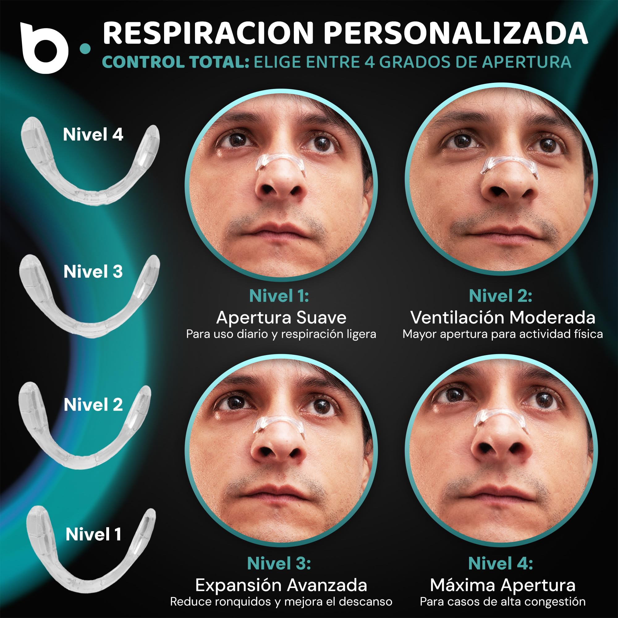 Tiras Nasales Magnéticas PRO Edition | Megapack 120 Parches + Caja de Almacenamiento | Dilatador Nasal Antirronquidos para Dormir y Respirar Mejor | Máxima Adhesión para Deporte y Descanso