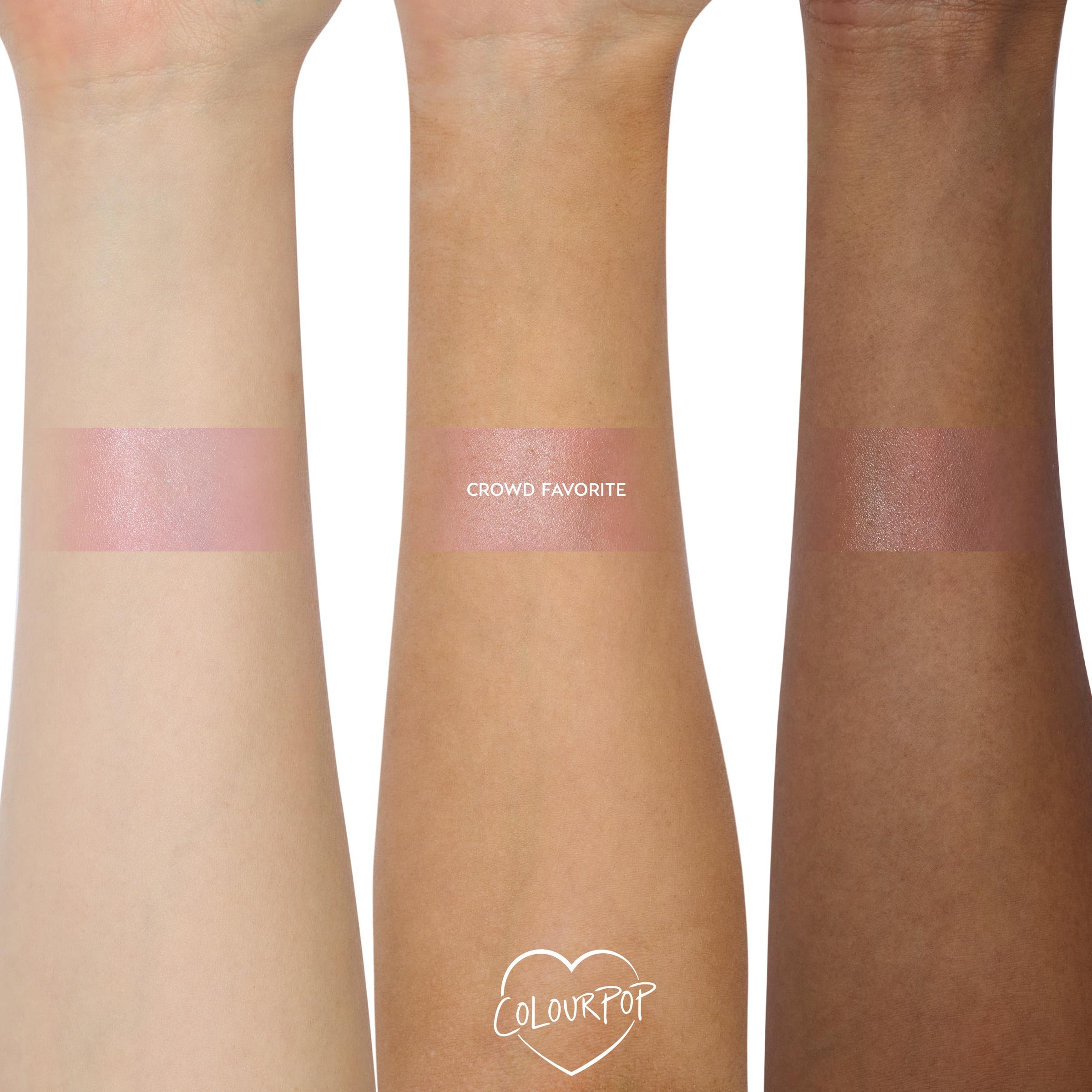 ColourPop x Stitch Crowd Favorite Cream Blush - Limited Edition pH Colour-Changing Blush for Cheeks - Custom Pink Soft-Focus Cheek Tint - Creamy, Non-Greasy, Semi-Sheer, Buildable Formula (0.18 oz)