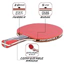 (Red) - Ping Pong Paddle with Killer Spin + Case for Free - Professional Table Tennis Racket for Beginner and Advanced Players - Improve Your Ping Pong Skills with JT Ping Pong Paddle Set gallery image