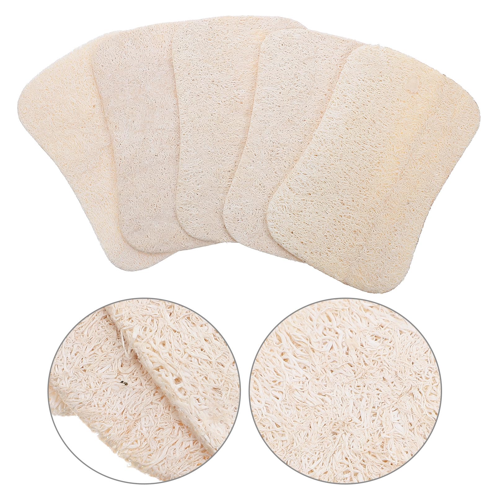 20 Esponjas para Platos de Cocina de Fibra Natural, Secado Rápido y Delicadas Utensilios, Ideales para Uso Doméstico Cocina