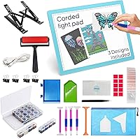 Vista 14 de iVyne Almohadilla de luz con cable para desmalezar vinilo - Caja de luz A4 para dibujar - Tablero de luz para trazar - Caja de luz para pintura