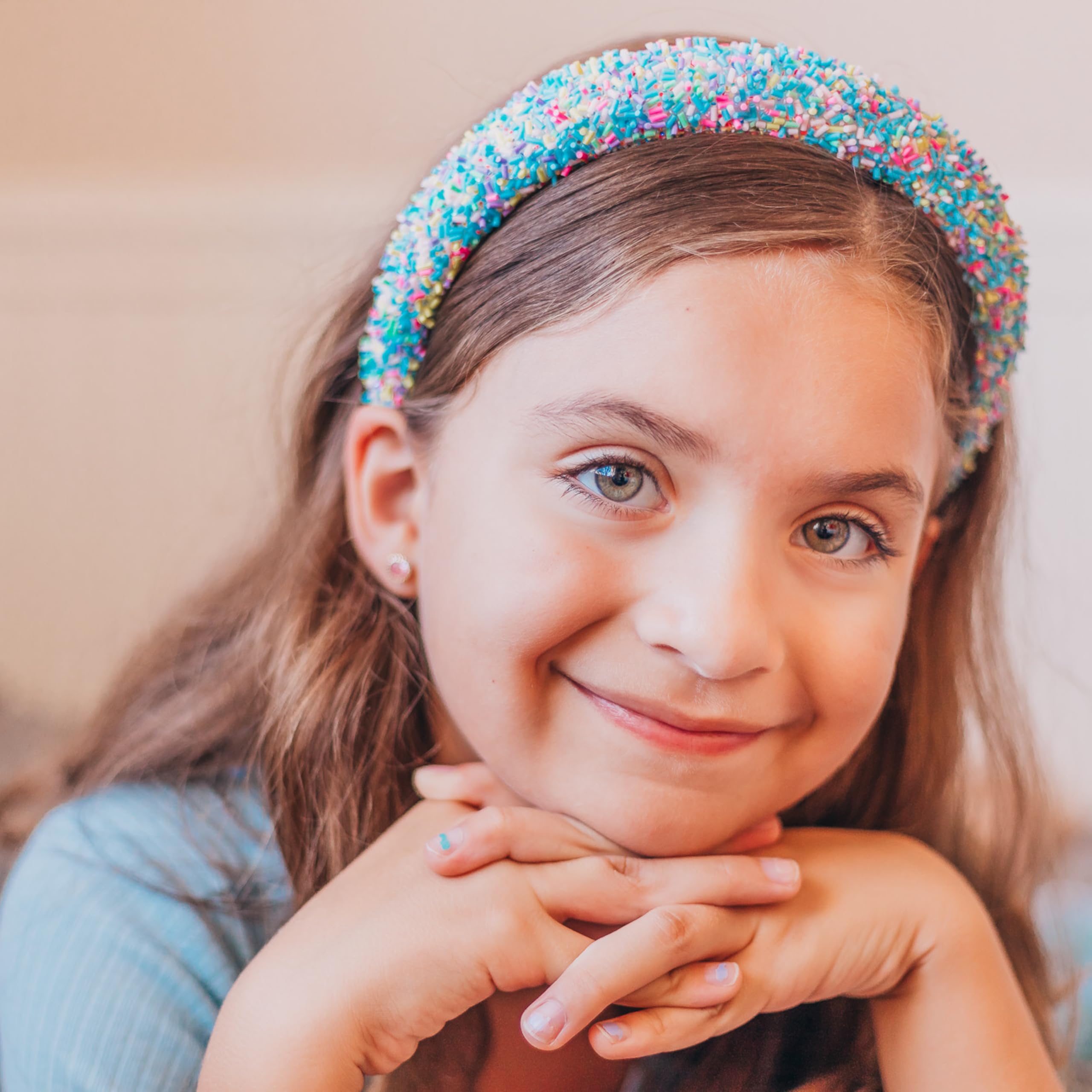 Headband covered in sprinkles Sprinkles Headband | Mavi Bandz main image 2