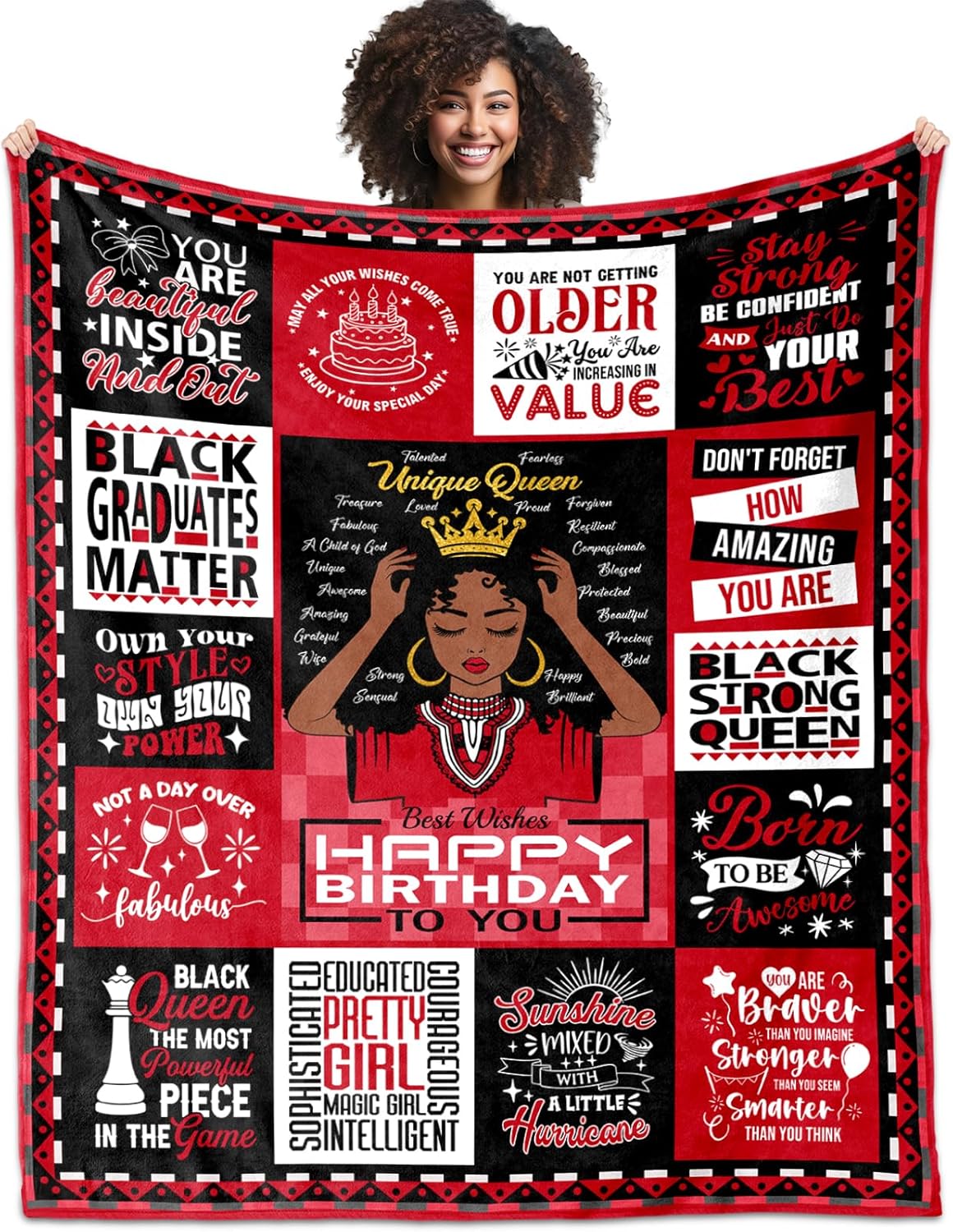 VMASUEY African American Birthday Gifts for Women Girls