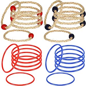 Ring Toss 24Pcs Plastic Toss Rings Carnival Rings Colorful Toss Rings ...