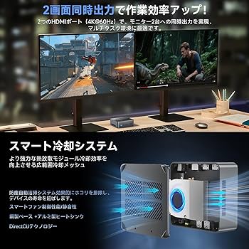 ミニpc 8GB+256GB SSD Intel N5095搭載 圧倒的なコスパ 41WVNoAkDaL.jpg