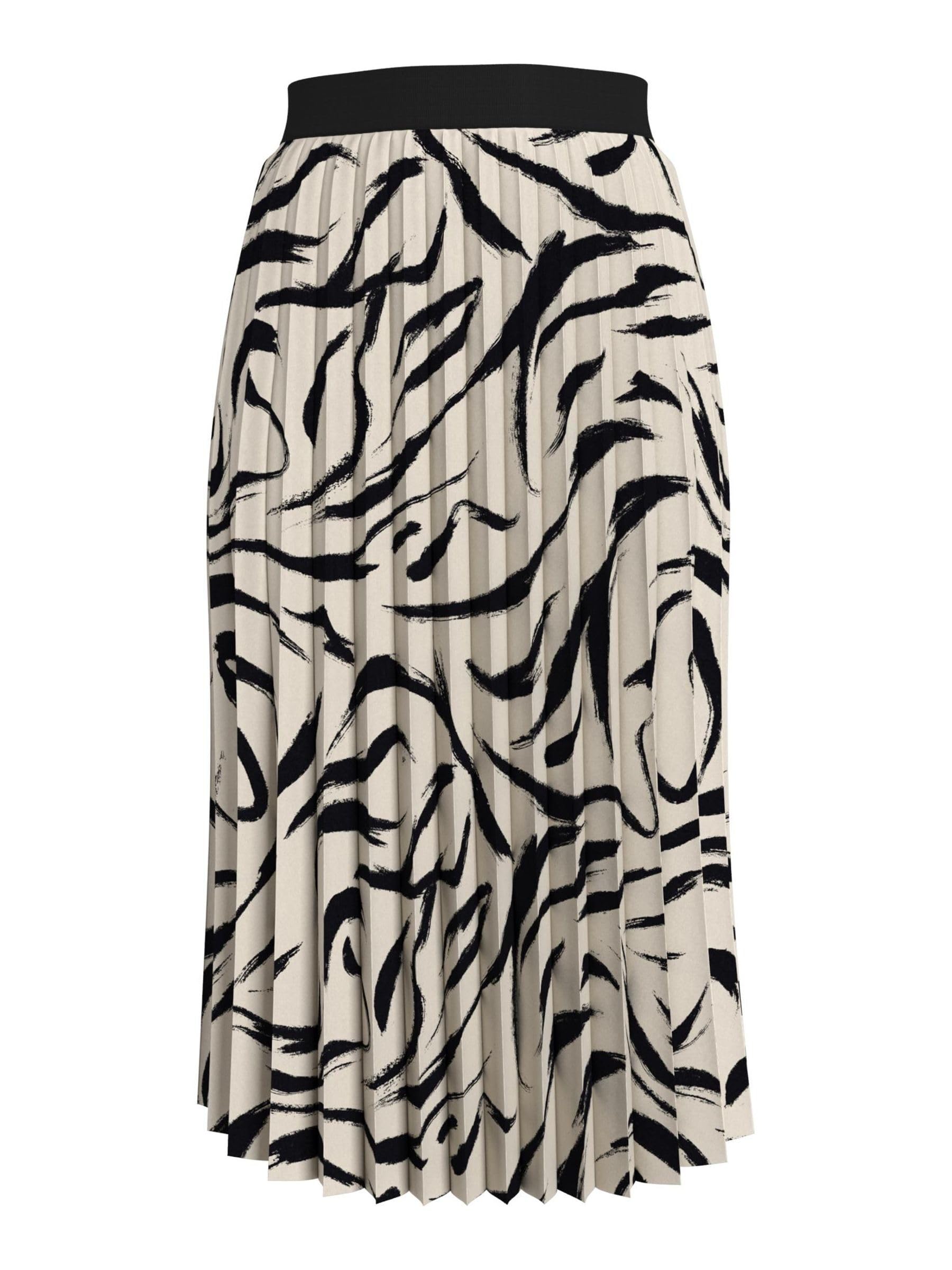 Vila Women's Vinitban Print Midi Skirt-Noos, Birch, L