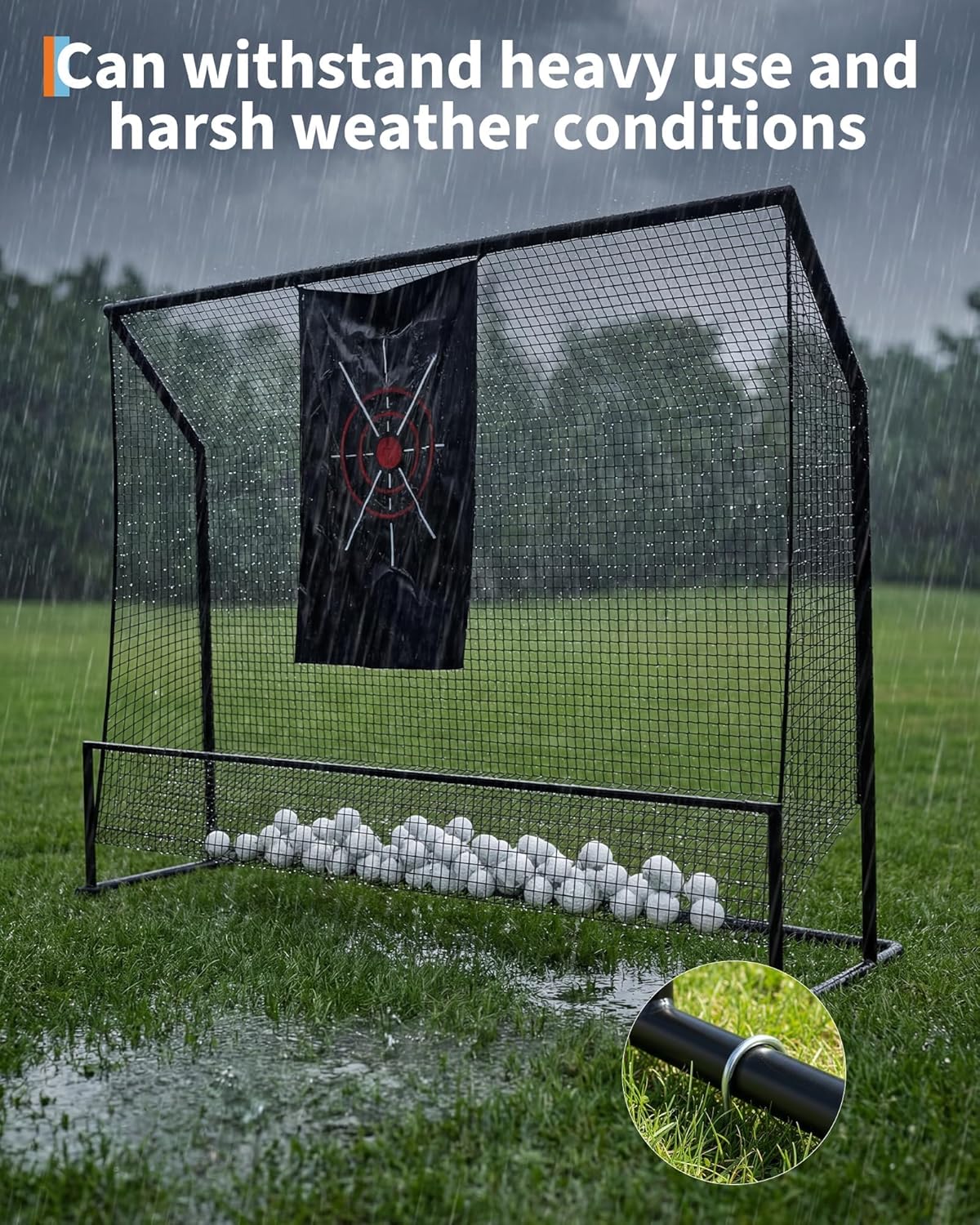 PeacefulHues10x8Ft Golf Practice Net