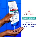 Head and Shoulders Mens Dandruff Shampoo, Anti-Dandruff Treatment, Old Spice Pure Sport for Daily Use, Paraben Free, 370 mL