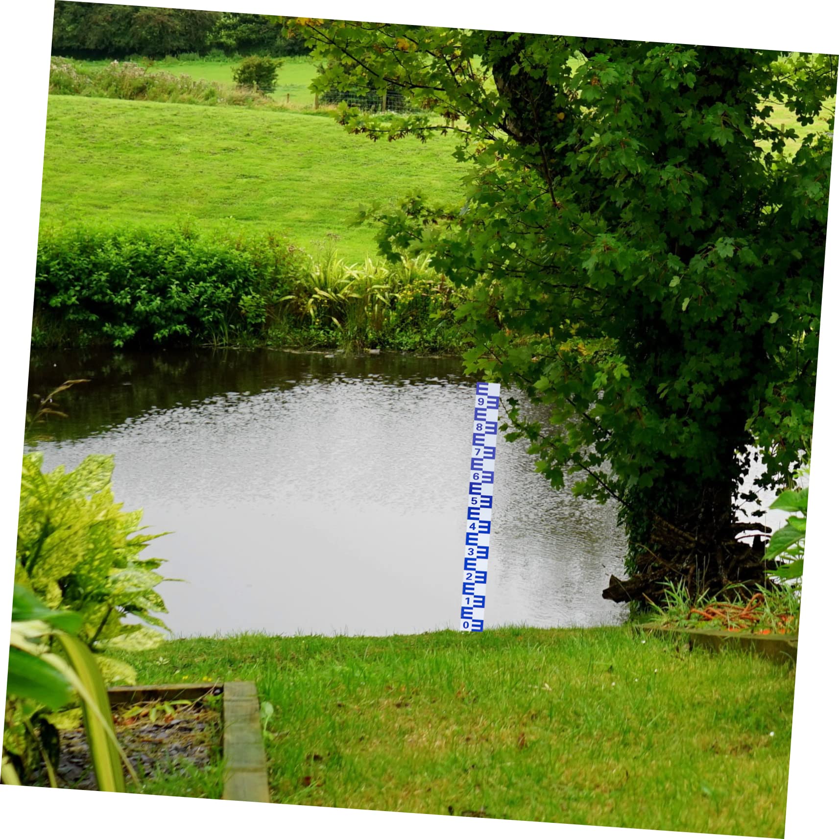 Alipis Échelle De Niveau D'eau Kit De Réparation De Bâche Indicateur De Niveau D'eau De Piscine Humidimètre Du Sol Plantes D'intérieur Escalader Réfléchissant Alliage D'aluminium