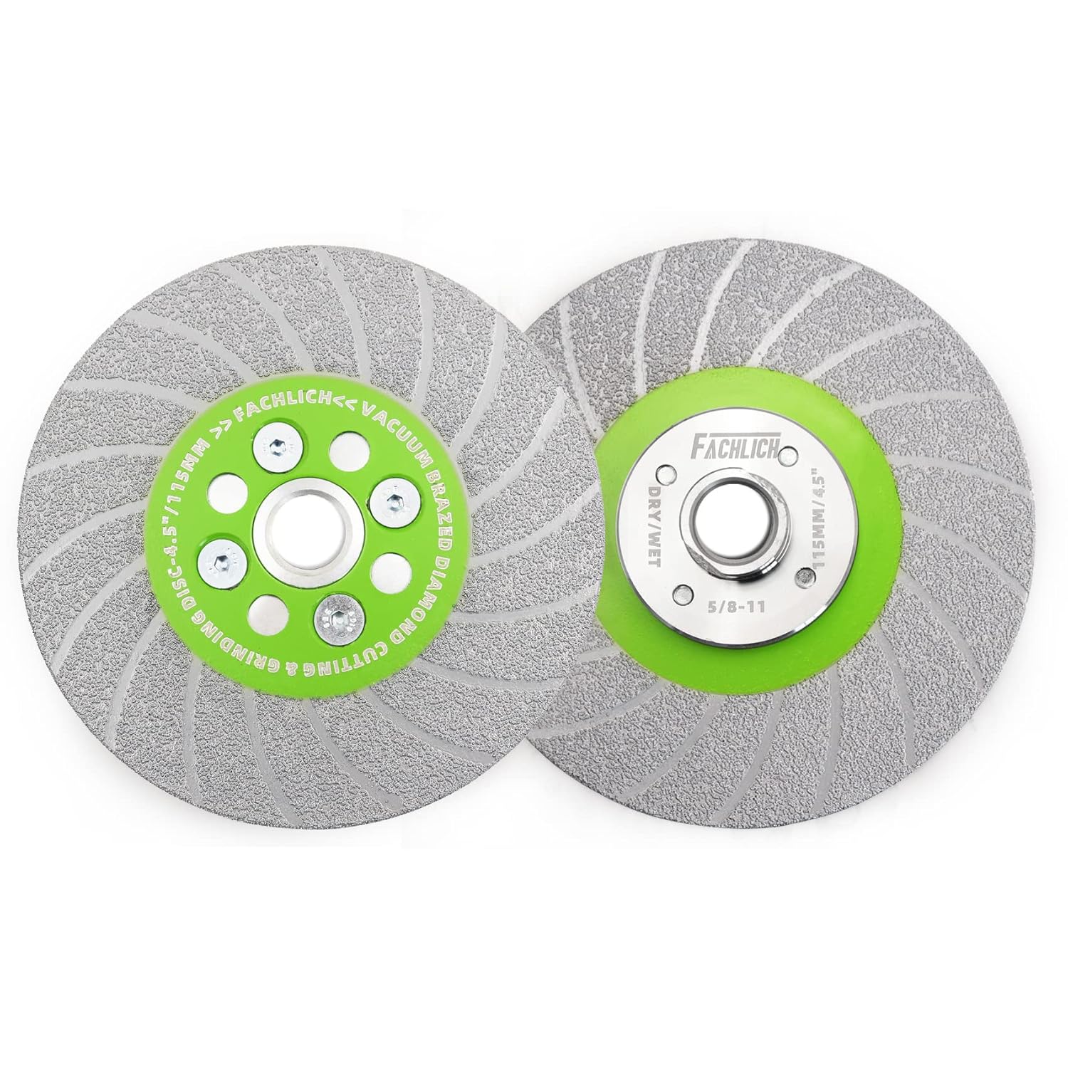 4-1/2 Inch Tile Saw Blade - Diamond Grinding Disc Cutting Disc Wheel for Cutting Grinding Marble Granite Concrete Porcelain Ceramic Tile,5/8-Inch-11 Arbor