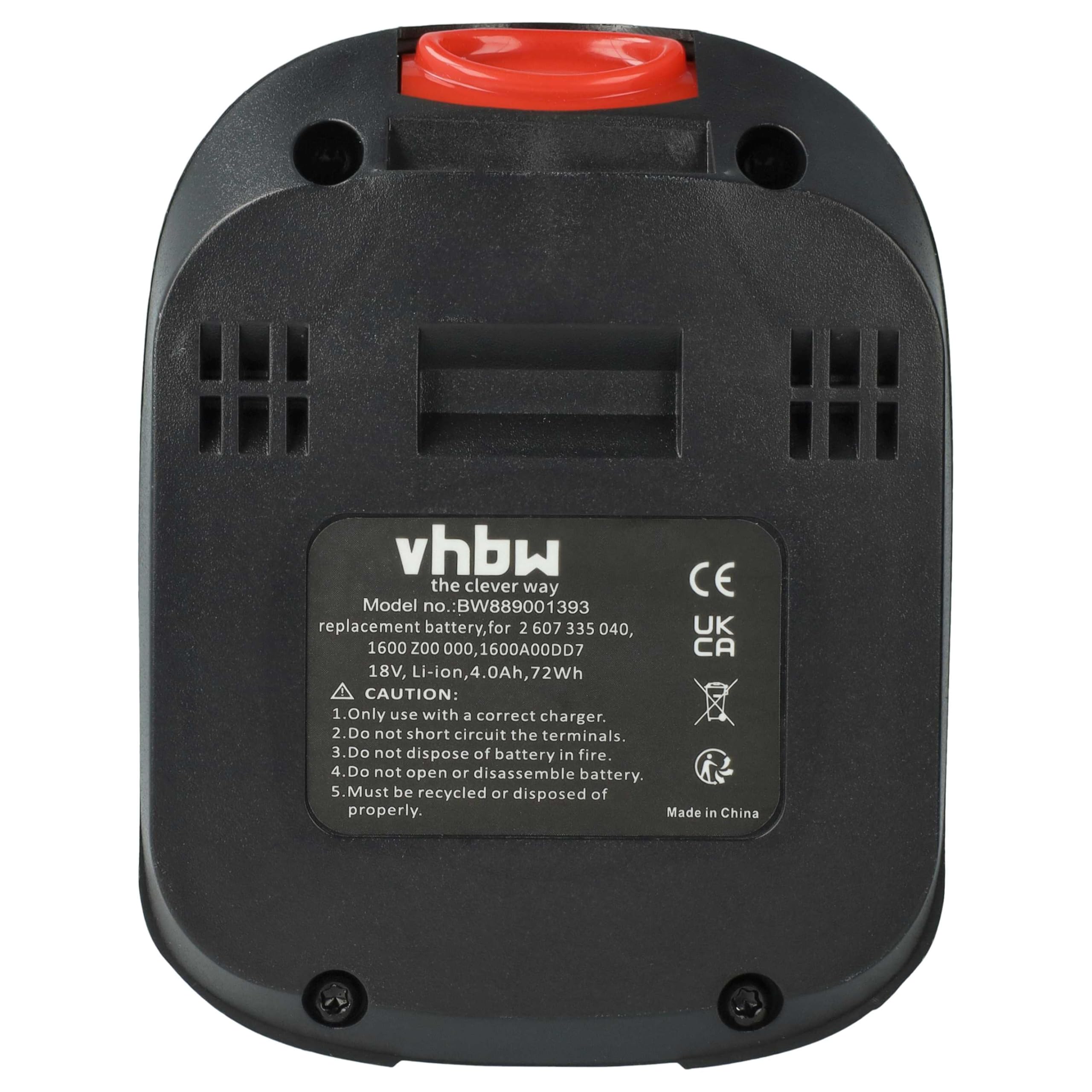 vhbw 2X batería Compatible con Bosch PSB 18 LI-2