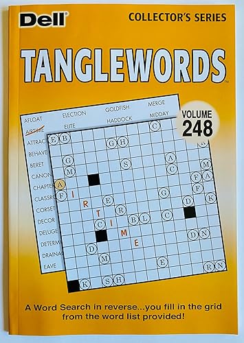 Miniatura 4 de Penny Press Tanglewords Word Search Buscar Buscar de la serie de coleccionistas de Dell (cajas de letterboxes) Problemas 247 y 248