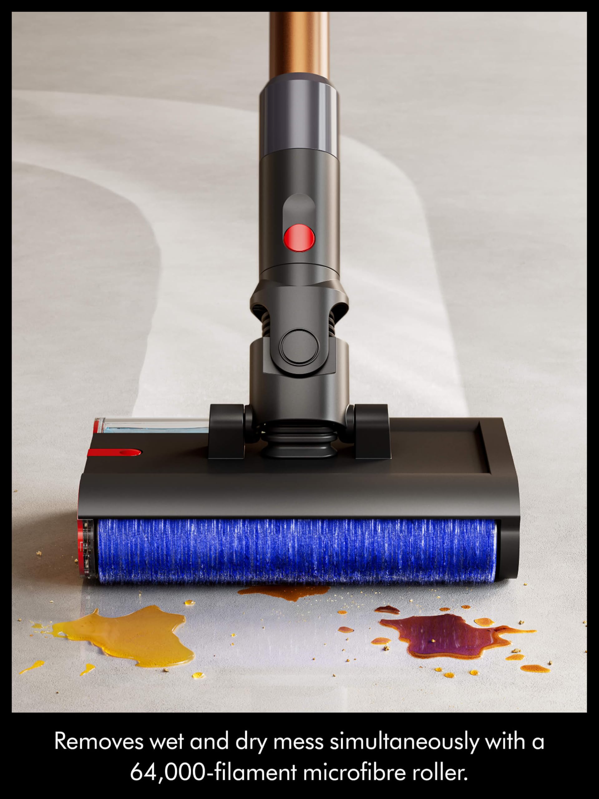 Dyson PencilWash Lavaggio a umido e a secco, ultra sottile, manico leggero, spazzola motorizzata, pulizia igienica, rimozione delle macchie, asciugatura rapida, durata 30 minuti