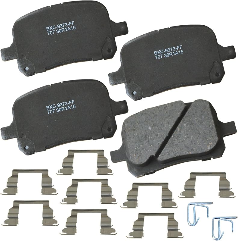Pastilhas de freio dianteiras cerâmicas Bendix Premium SBC707 para Lexus ES300, RX300 e Toyota Avalon, Camry e Solara – 1 conjunto