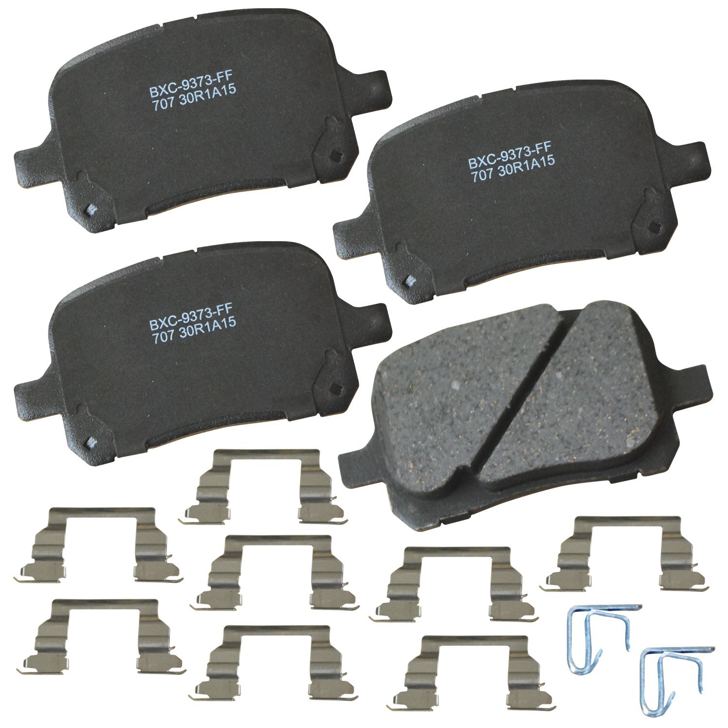 Bendix Premium SBC707 Ceramic Front Brake Pads for Lexus ES300 2001-1997, RX300 2001-1999, Toyota Avalon 2004-1998, Camry 2001-1997, Solara 2003-1999