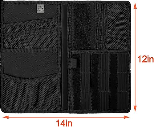 Miniatura 10 de MDSTOP Molle - Organizador de panel de visera táctica, compatible con vehículos, cubierta de almacenamiento de parasol para automóvil, camiones,