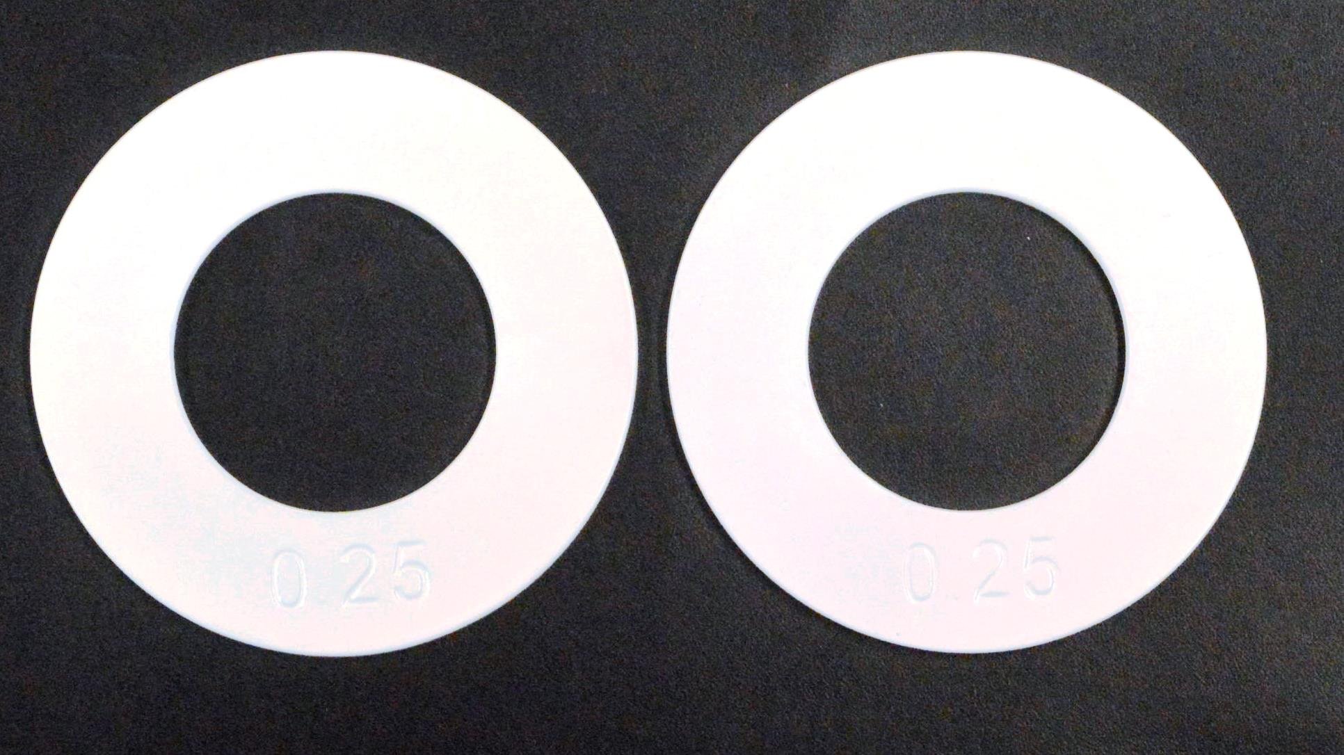 Quest 2" Olympic Fractional Plates - Set of Two 0.25 Lb Plates