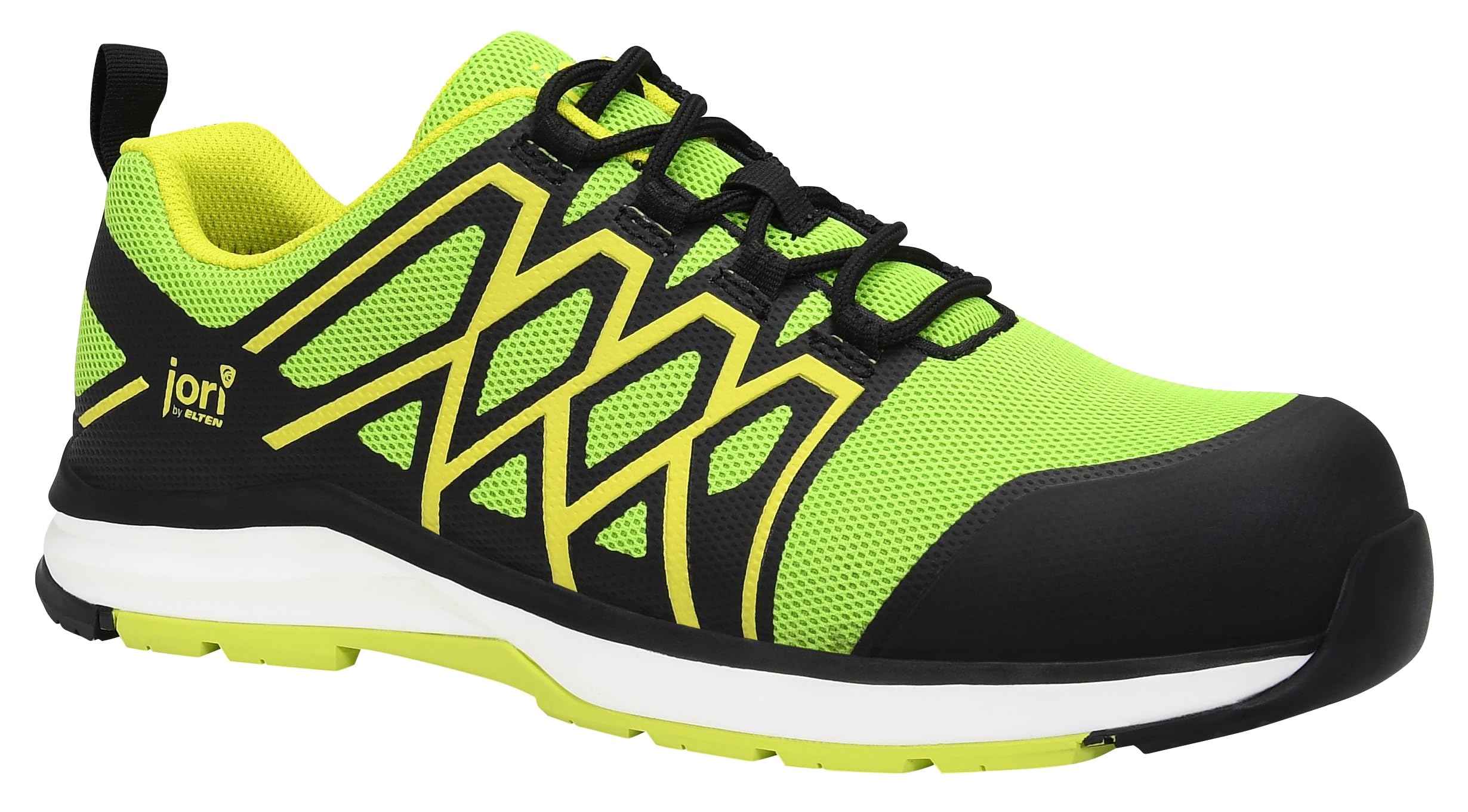 ELTEN jo_Swift Green-Yellow Low ESD S1P | Sicherheitsschuhe für Damen & Herren, Kunststoffkappe, leicht, atmungsaktiv
