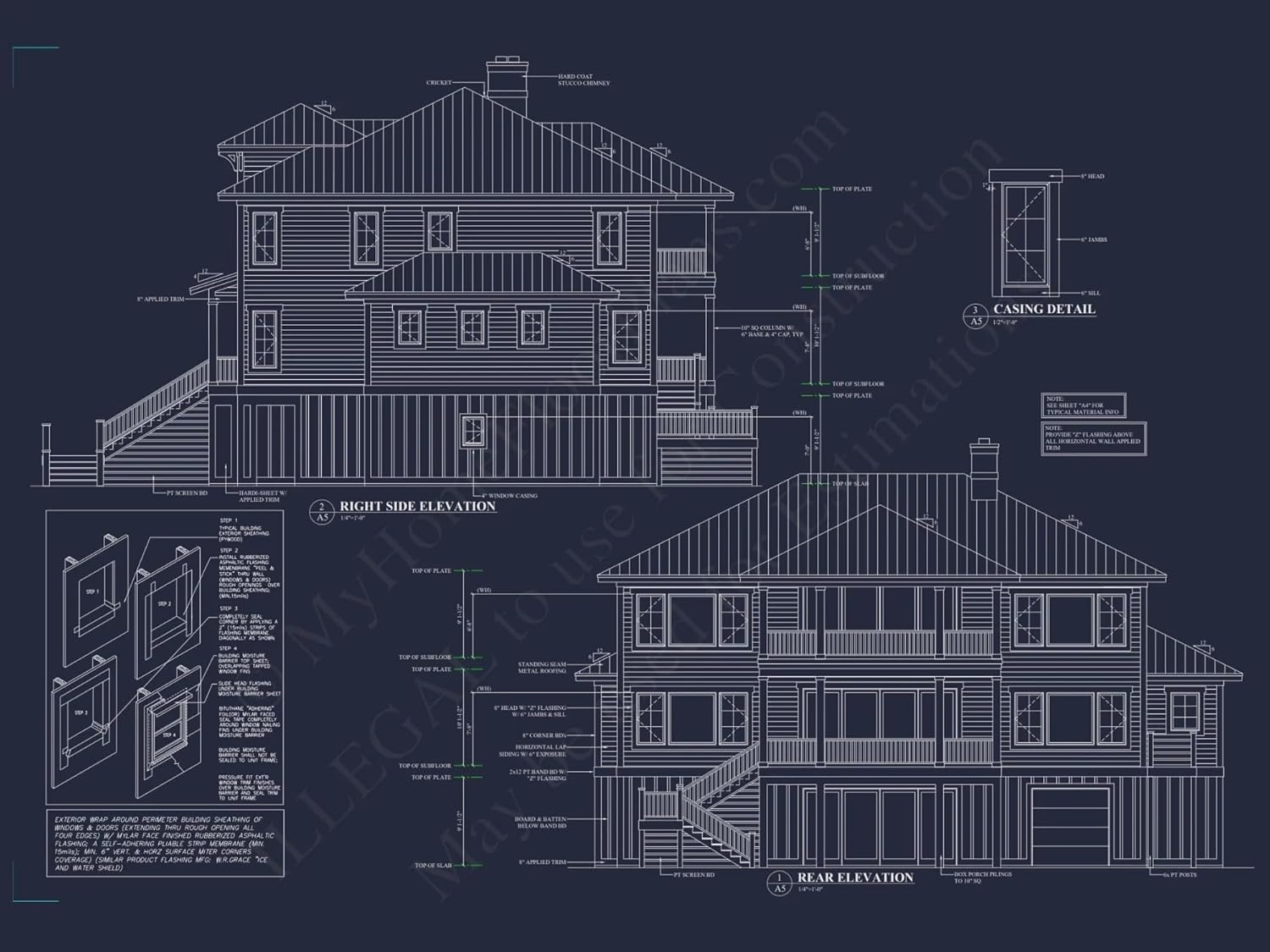 18-2091 HOUSE PLAN - Spacious House Floor Plan: 2-Story Architectural Design with CAD Blueprint